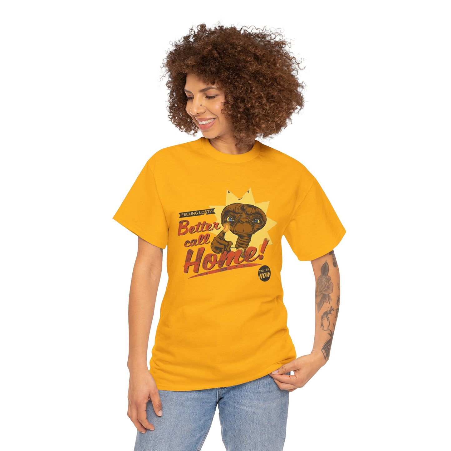 Better Call Home! Unisex Heavy Cotton Tee