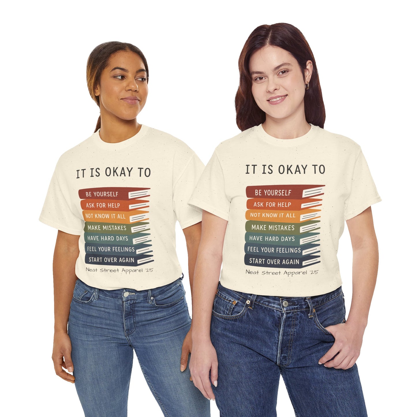 Inspirational Message Cotton Tee