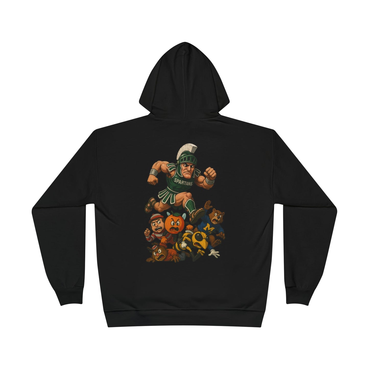 Spartan Spirit Eco-Smart Hoodie, College Sweatshirt, Unisex Pullover, Campus Gear, Game Day Apparel, School Pride Gift
