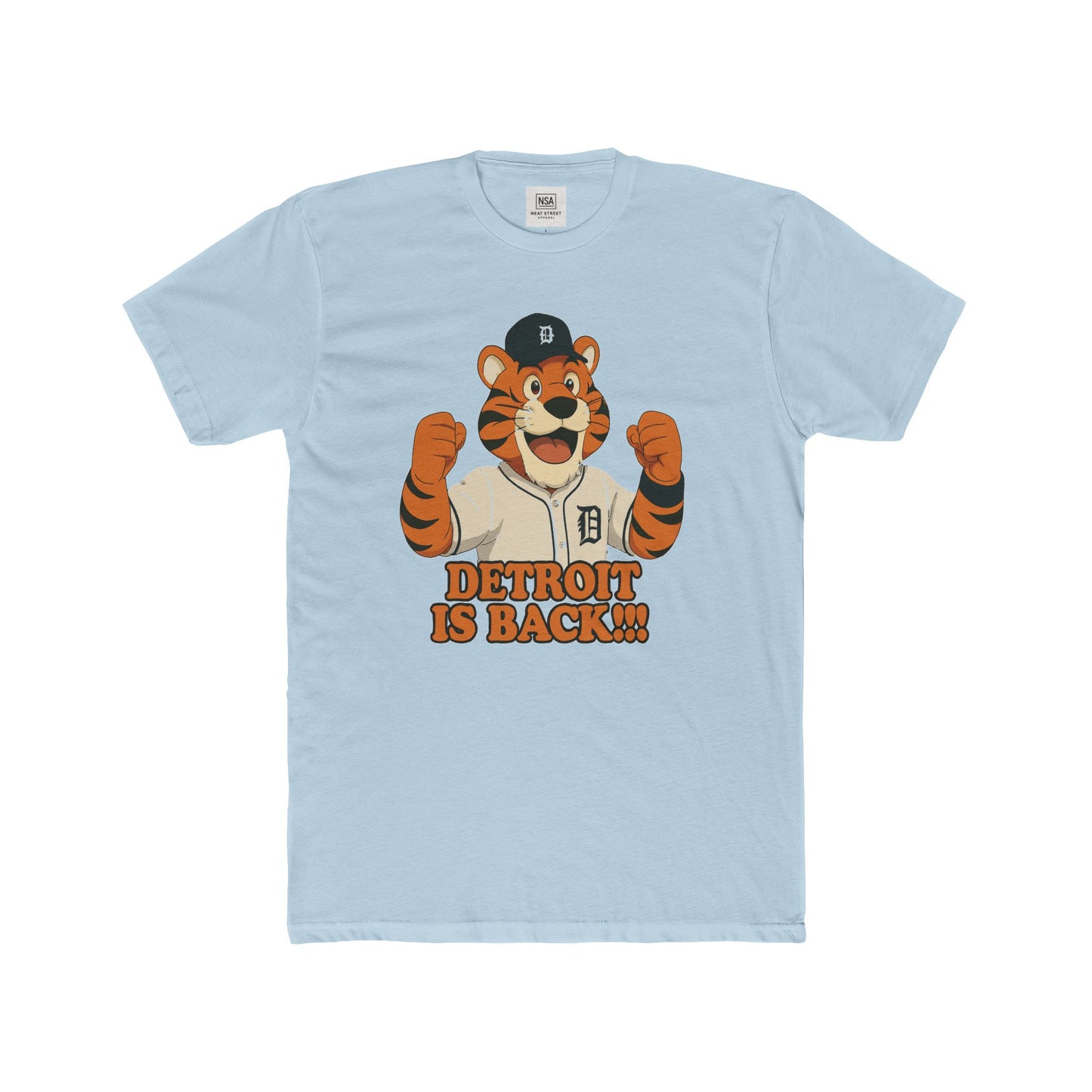 Detroit Is Back!!! Unisex Cotton Crew Tee - Perfect for Sports Fans