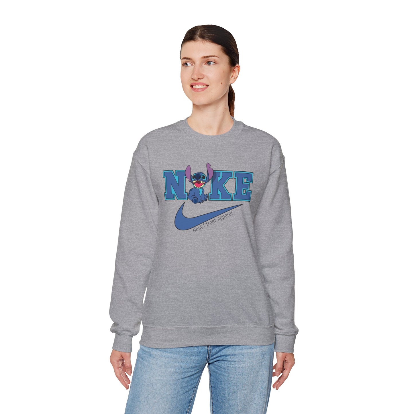 Stitch Design Crewneck Sweatshirt