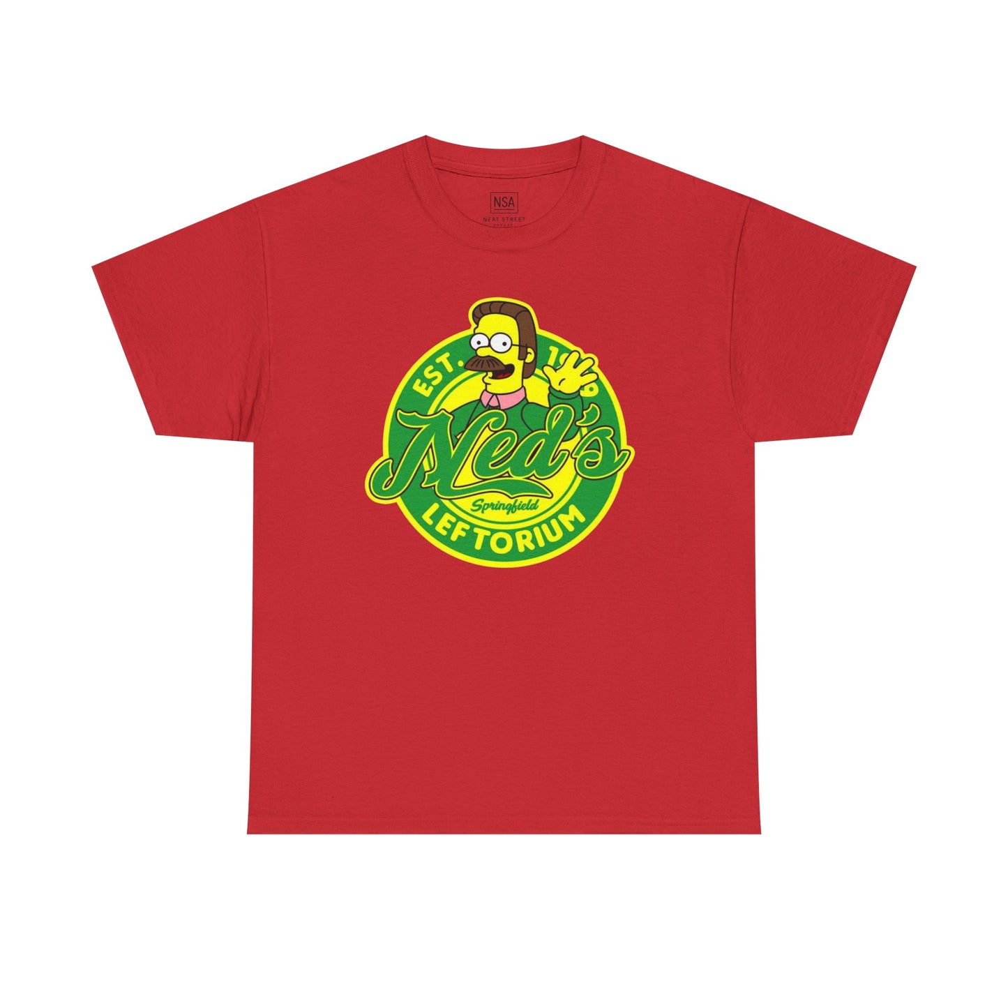 Ned's Leftorium Unisex Heavy Cotton Tee