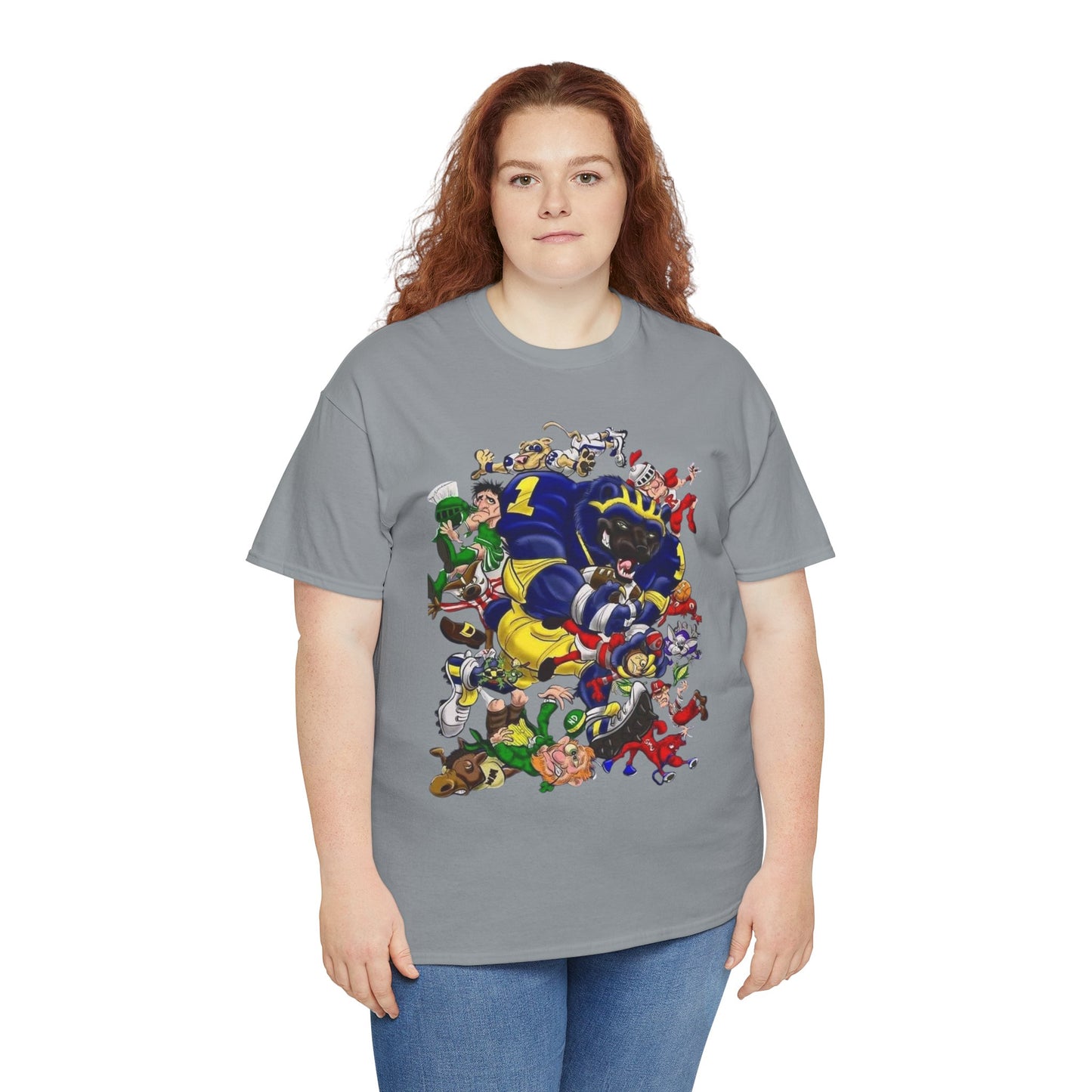 Wolverines Unisex Heavy Cotton Tee