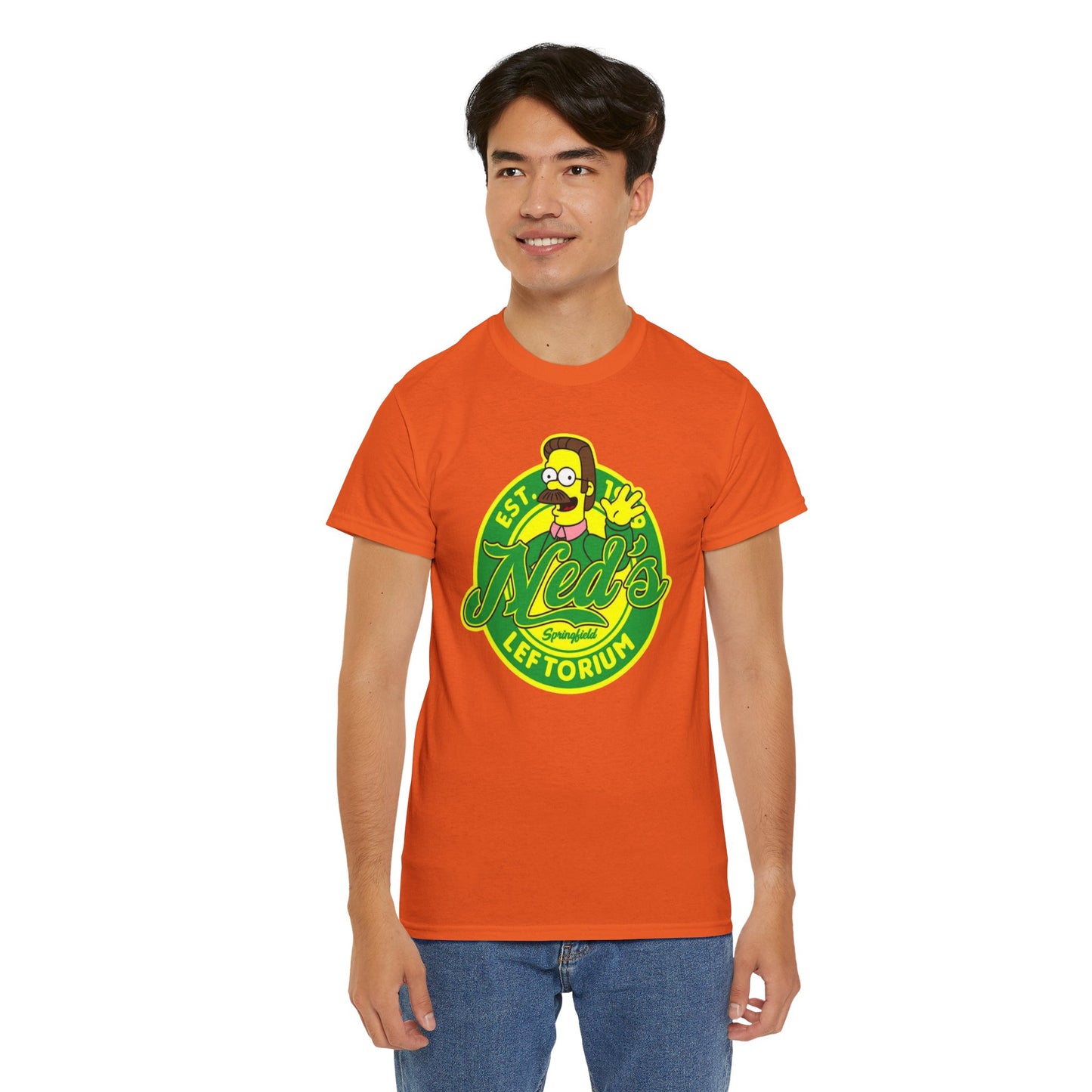 Ned's Leftorium Unisex Heavy Cotton Tee