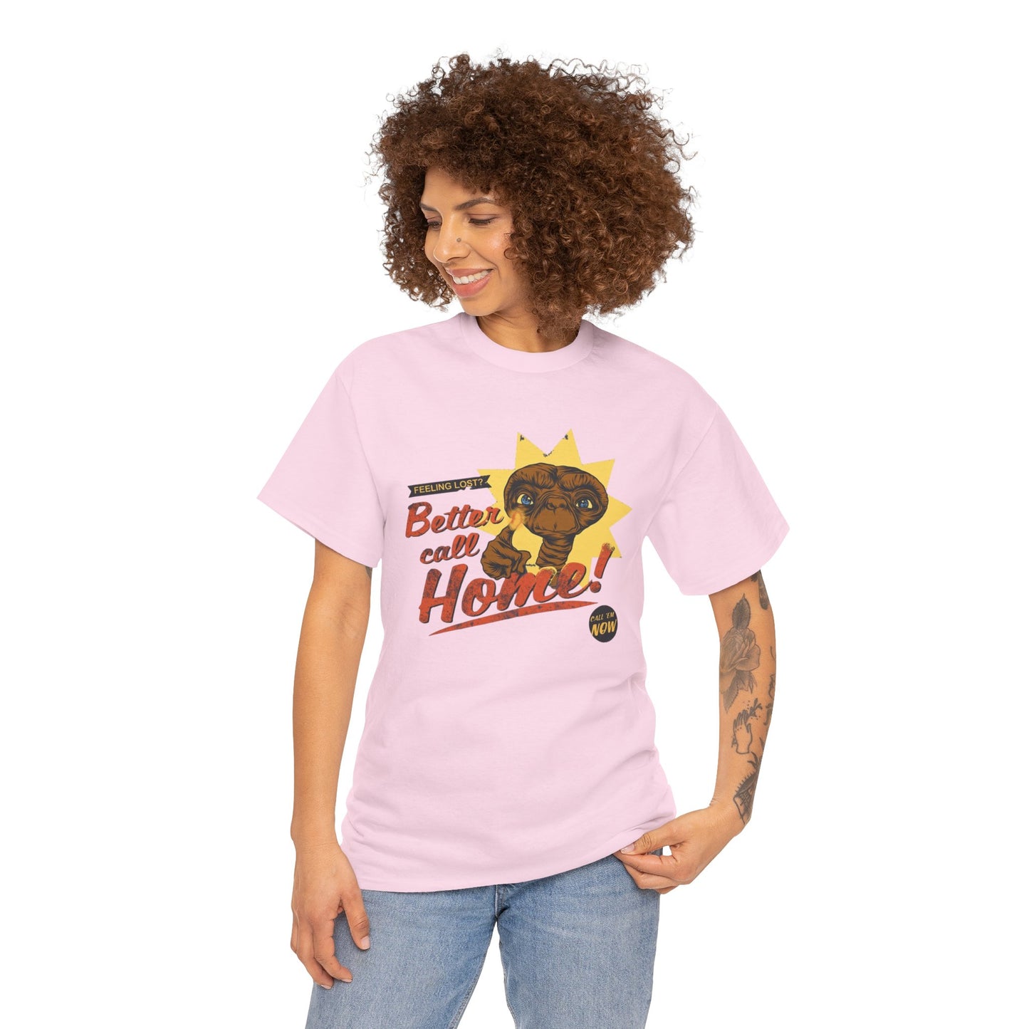 Better Call Home! Unisex Heavy Cotton Tee