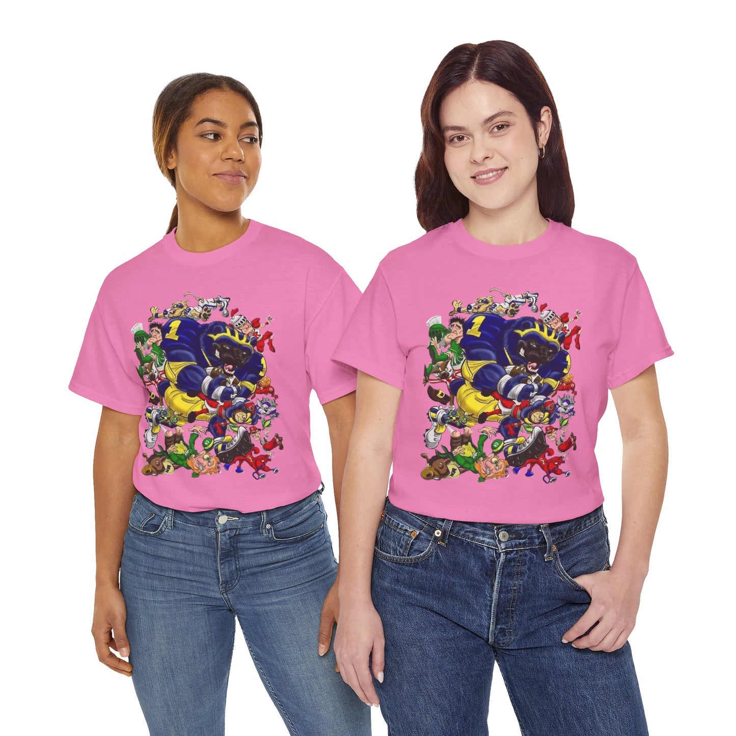 Wolverines Unisex Heavy Cotton Tee