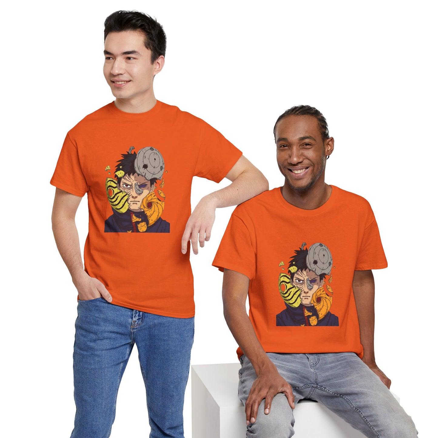 Obito Anime Unisex Heavy Cotton Tee