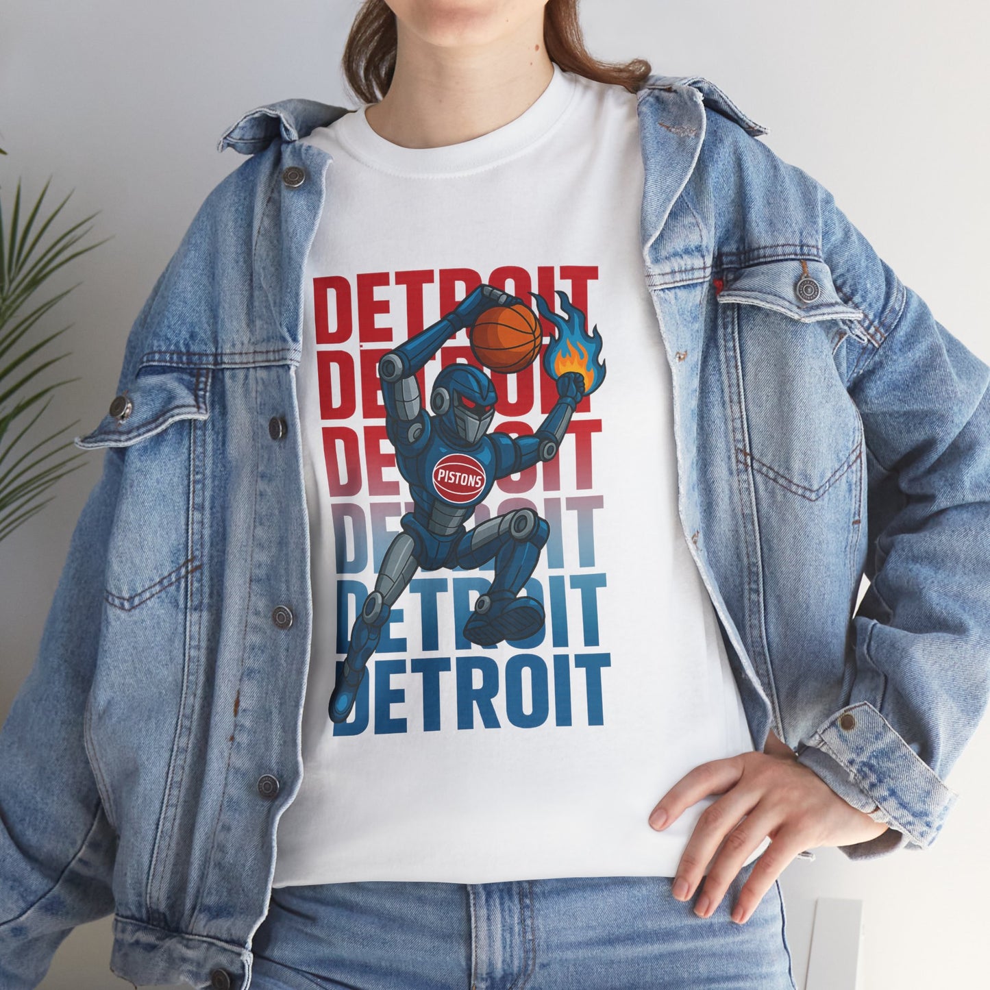 Detroit Basketball Neat Street Graphic Tee