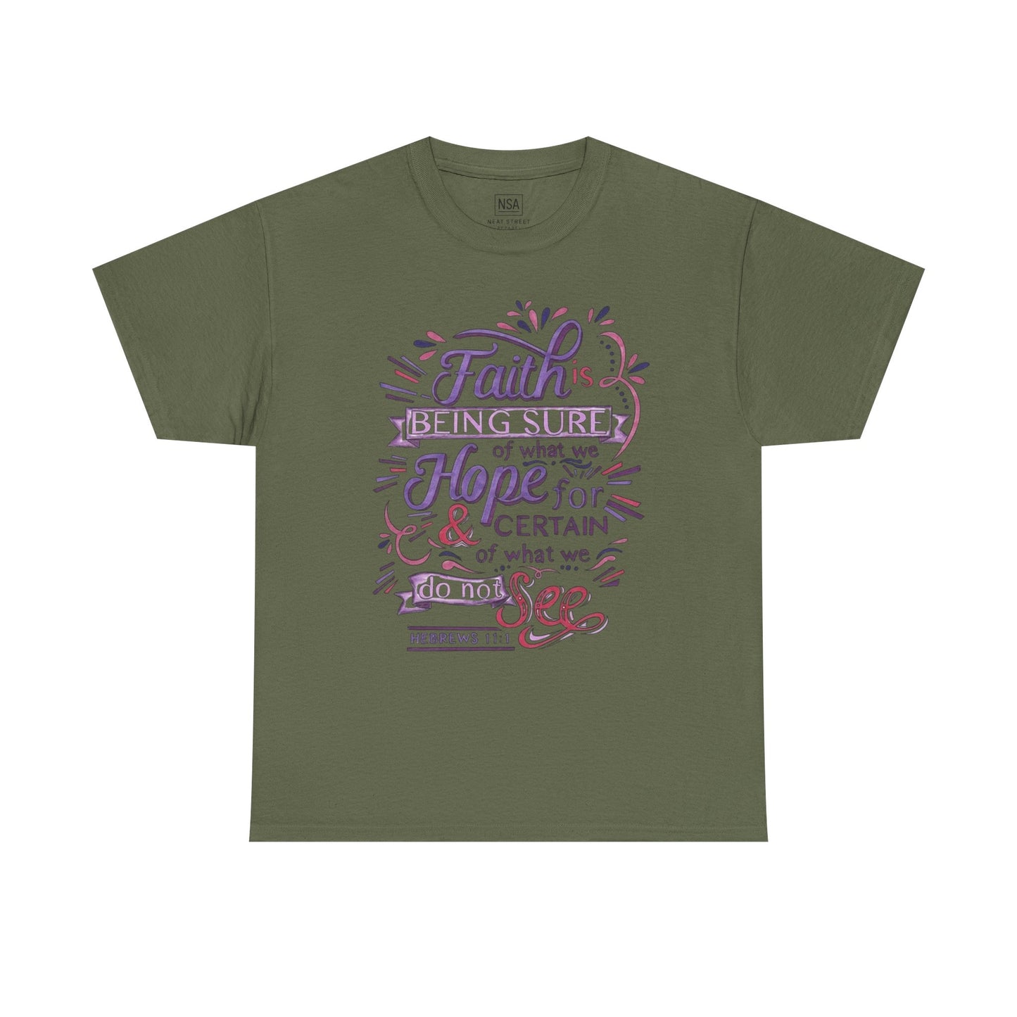 Inspirational Faith & Hope Unisex Cotton T-shirt