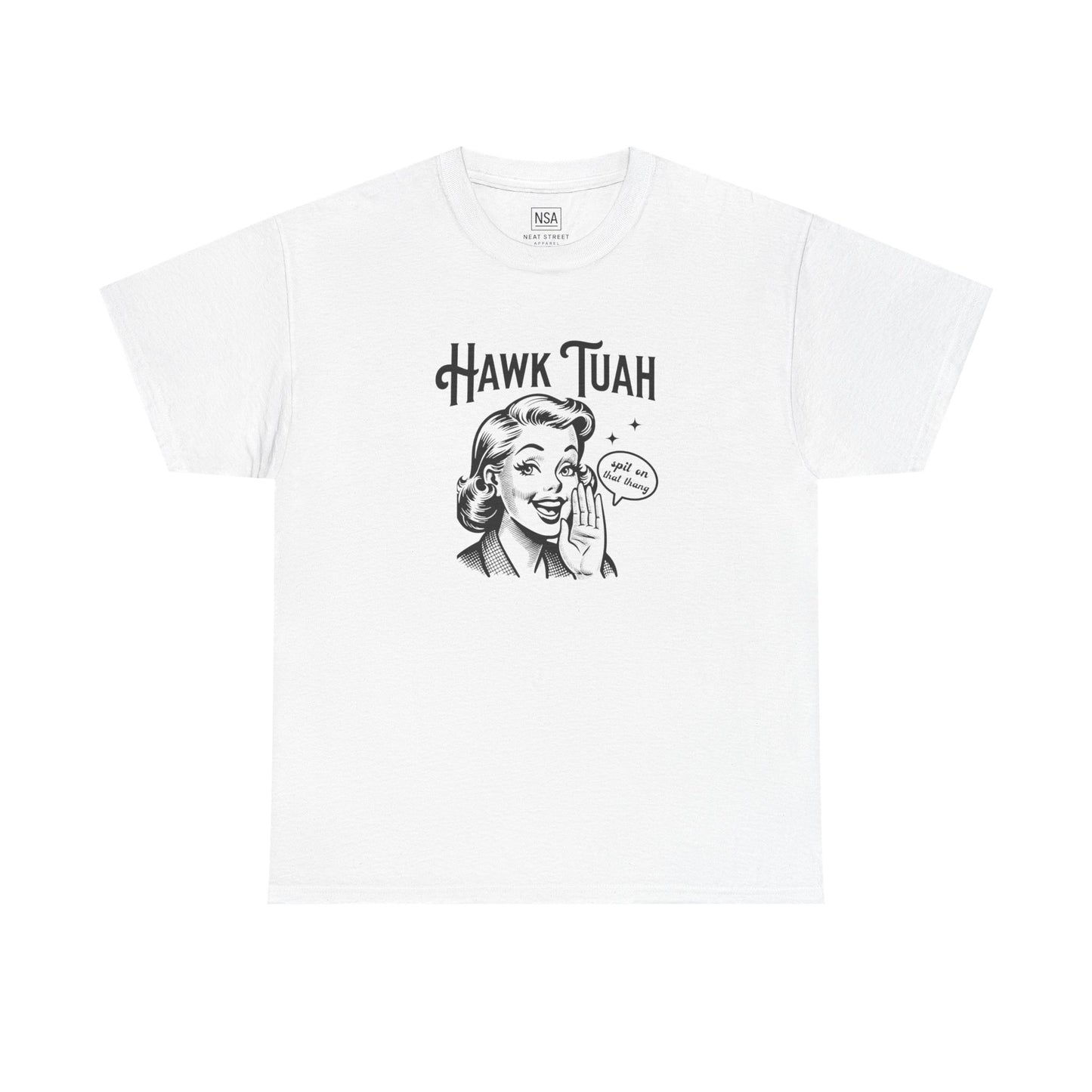 Hawk Tuah Funny Graphic Tee