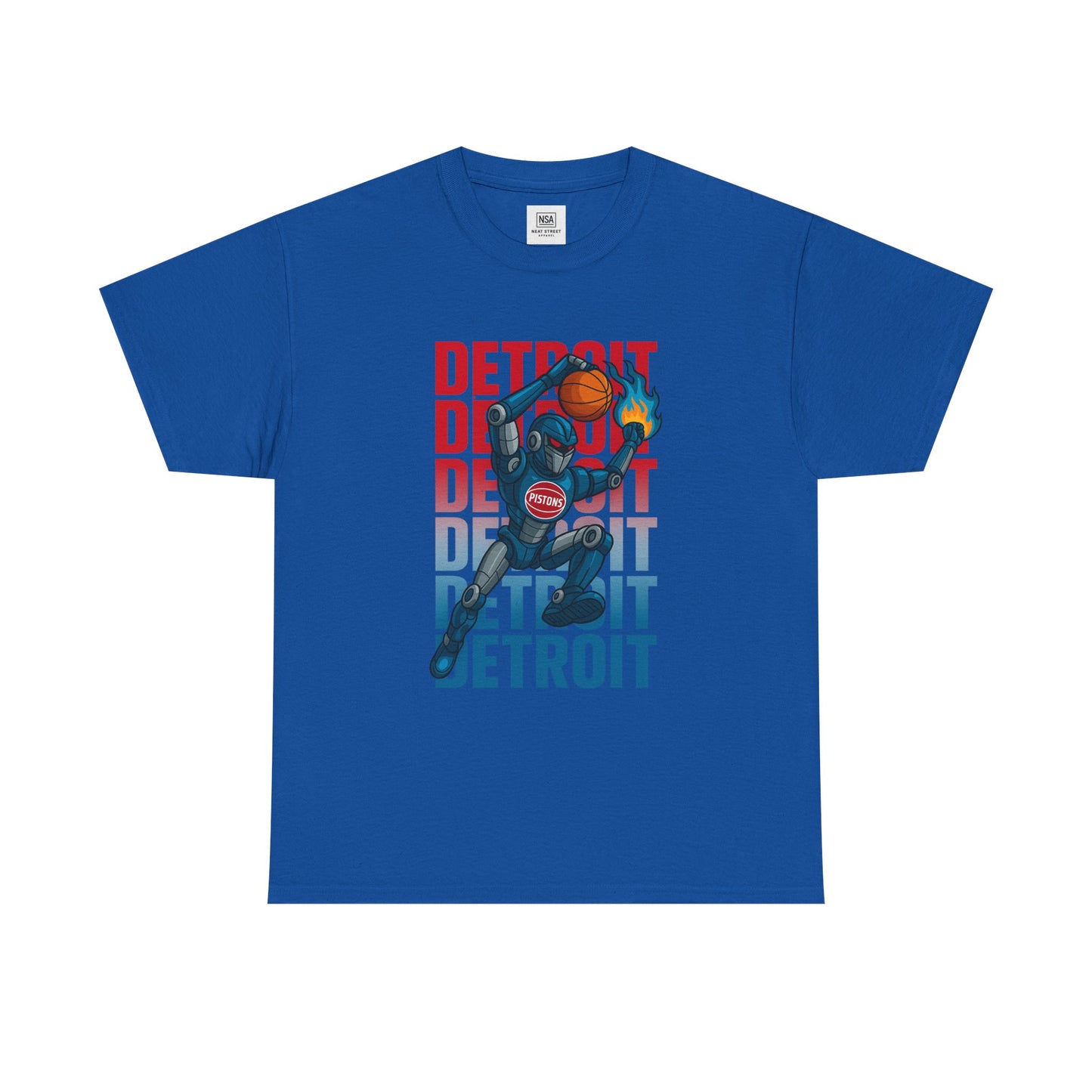 Detroit Basketball Neat Street Graphic Tee