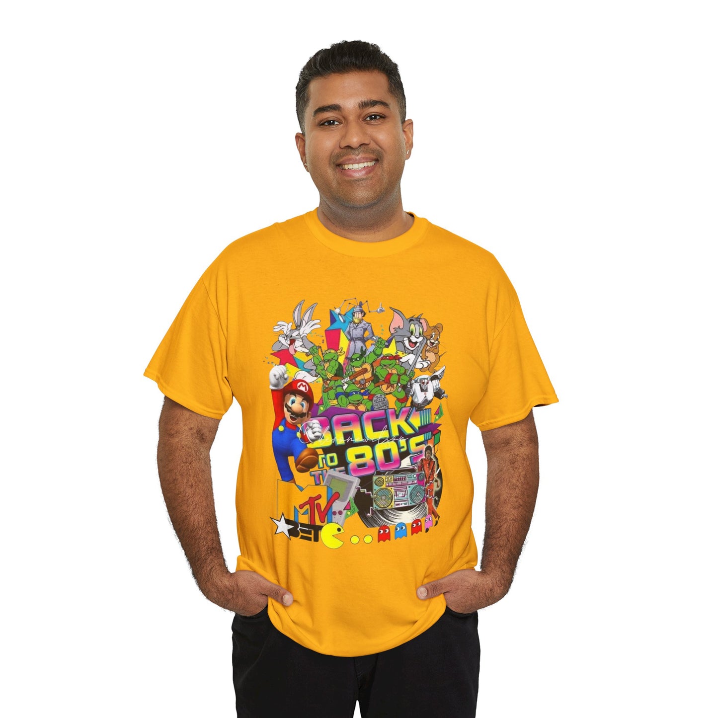 Retro 80s Unisex Heavy Cotton Tee