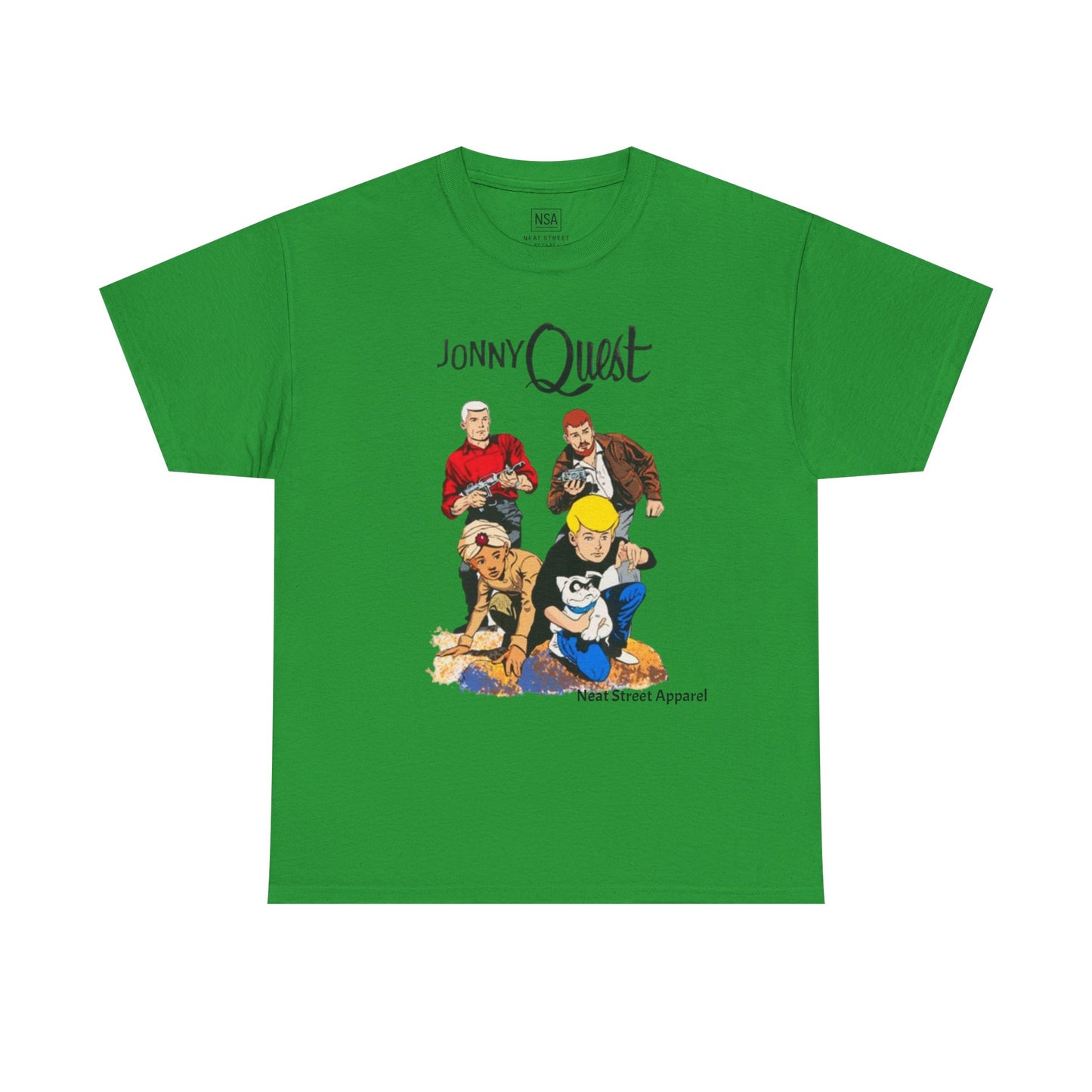 Jonny Quest Cartoon Unisex Heavy Cotton Tee