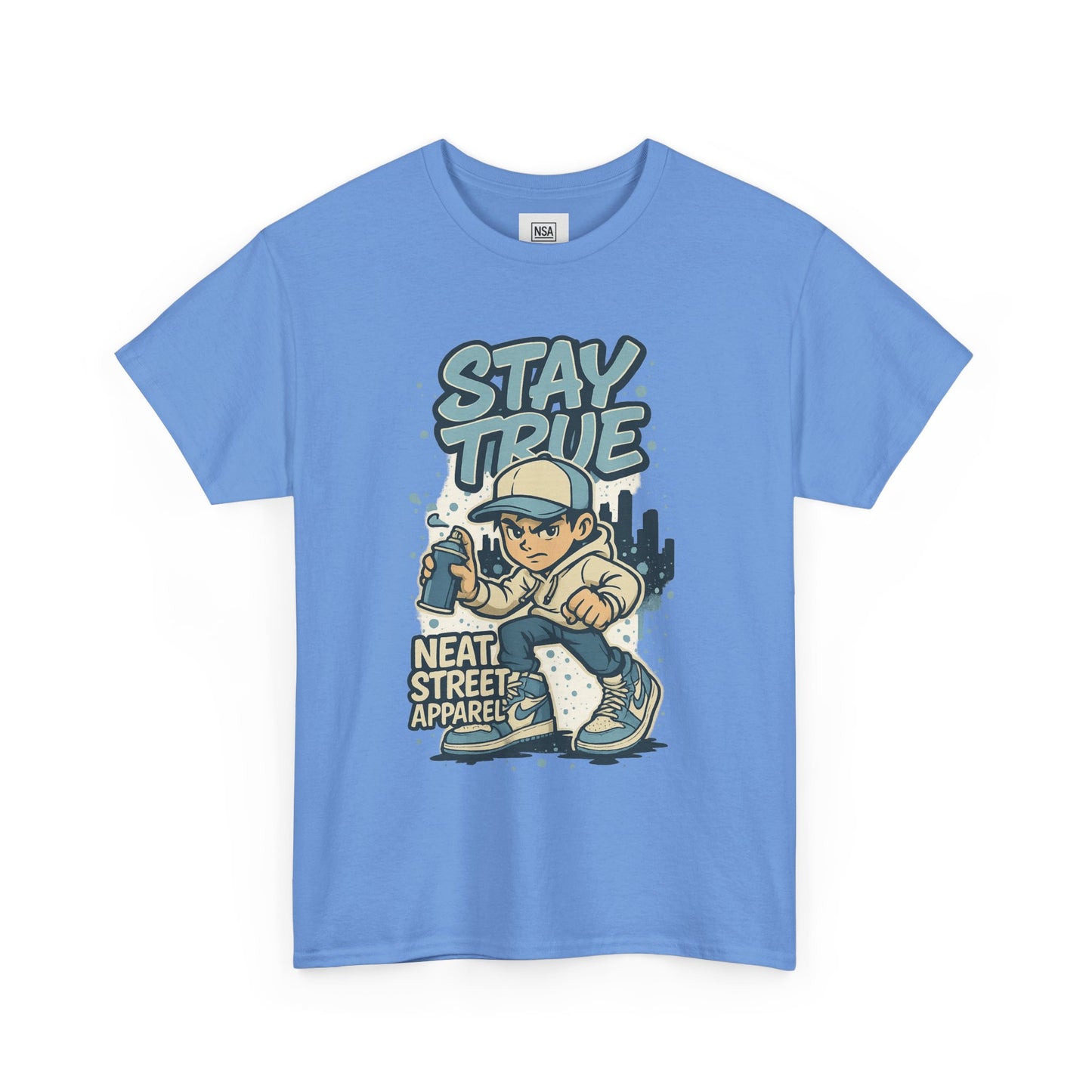 Stay True Unisex Heavy Cotton Tee - Streetwear Style Shirt for Casual Vibes