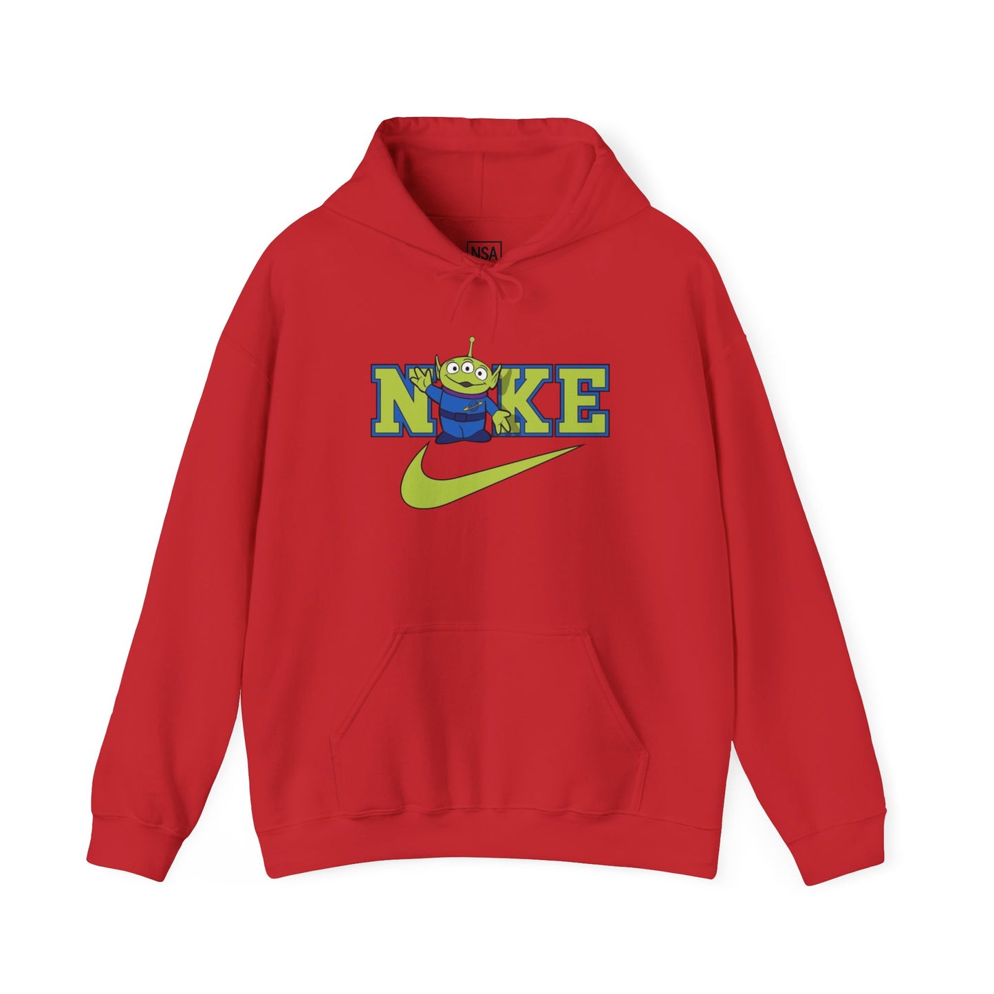 Whimsical swoosh Alien Hoodie