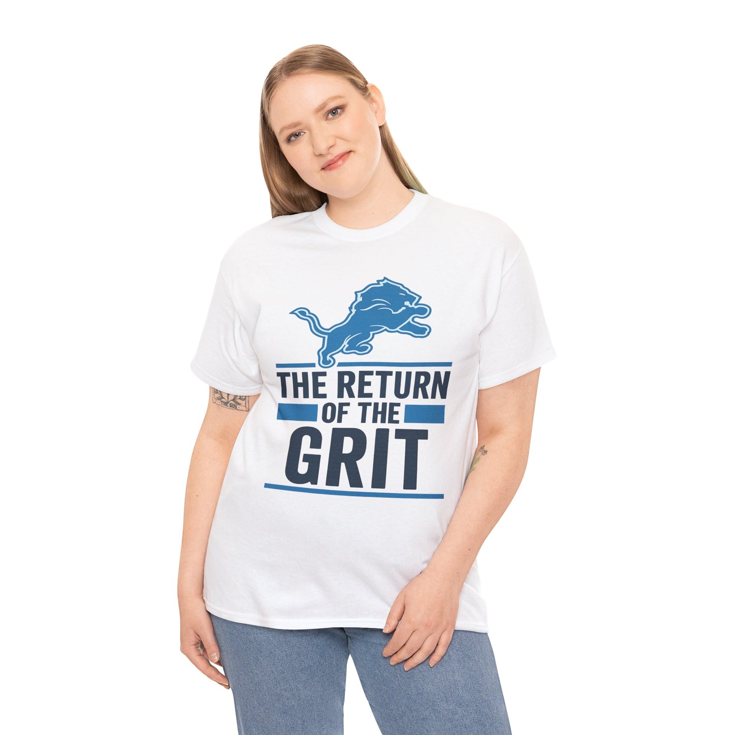 Unisex Heavy Cotton Tee - The Return of the Grit - Casual Fan Apparel
