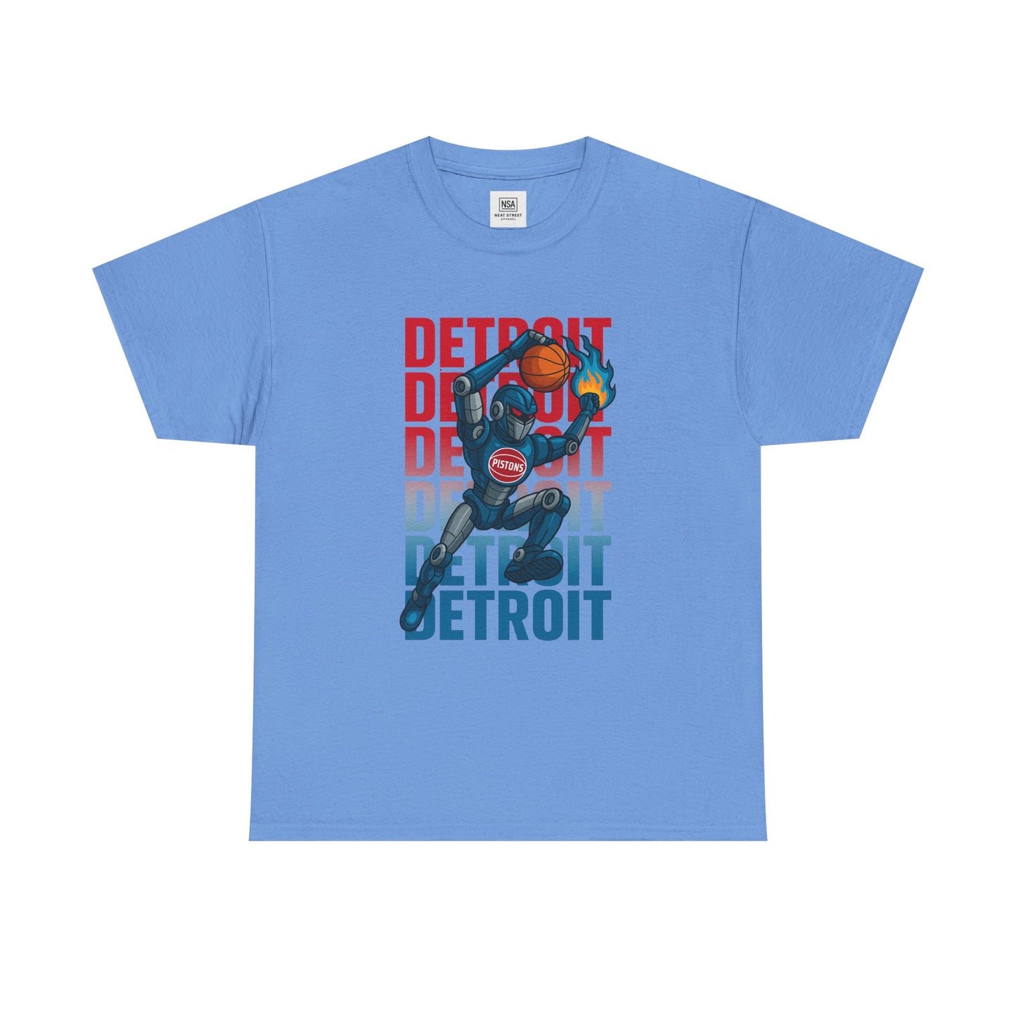 Detroit Basketball Neat Street Graphic Tee