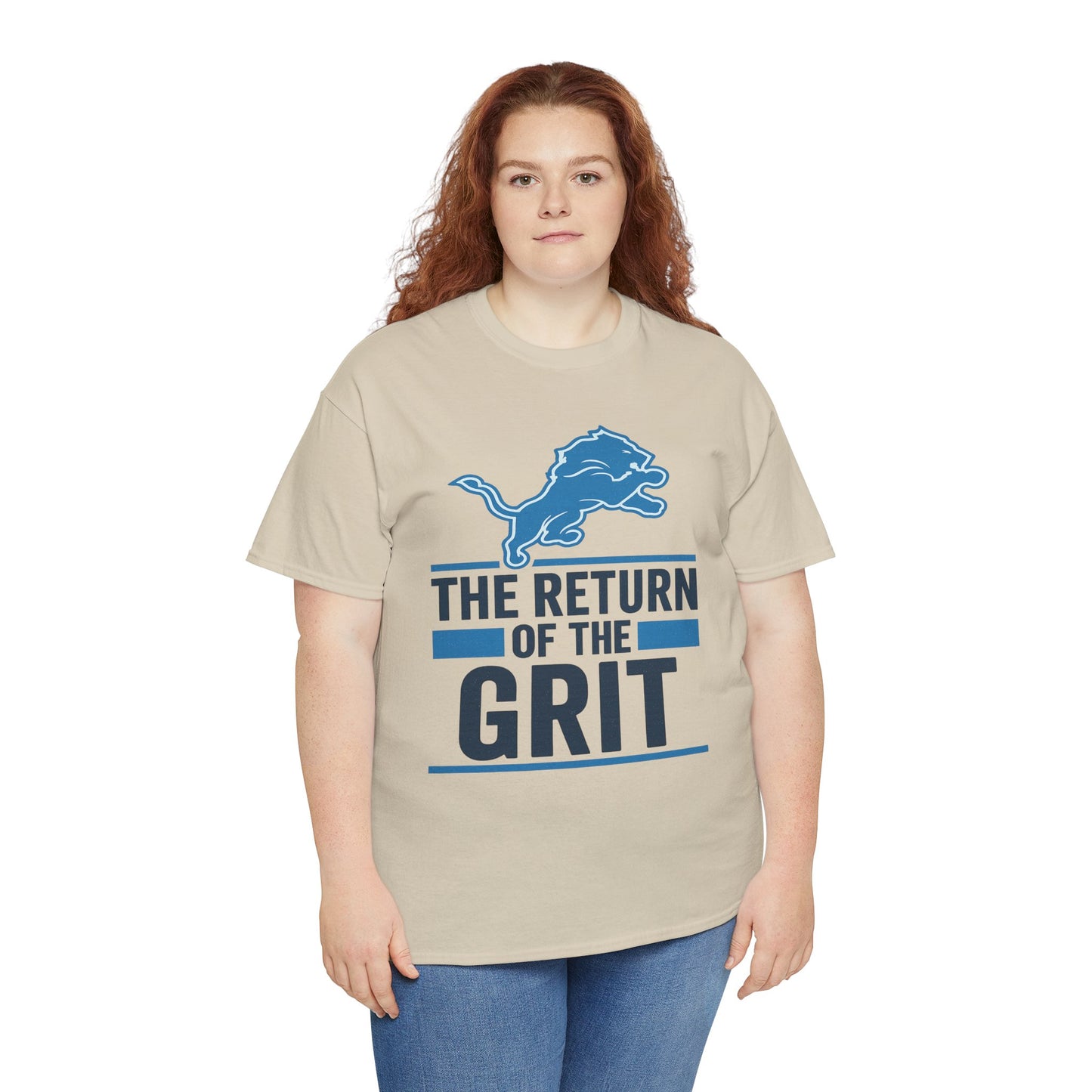 Unisex Heavy Cotton Tee - The Return of the Grit - Casual Fan Apparel