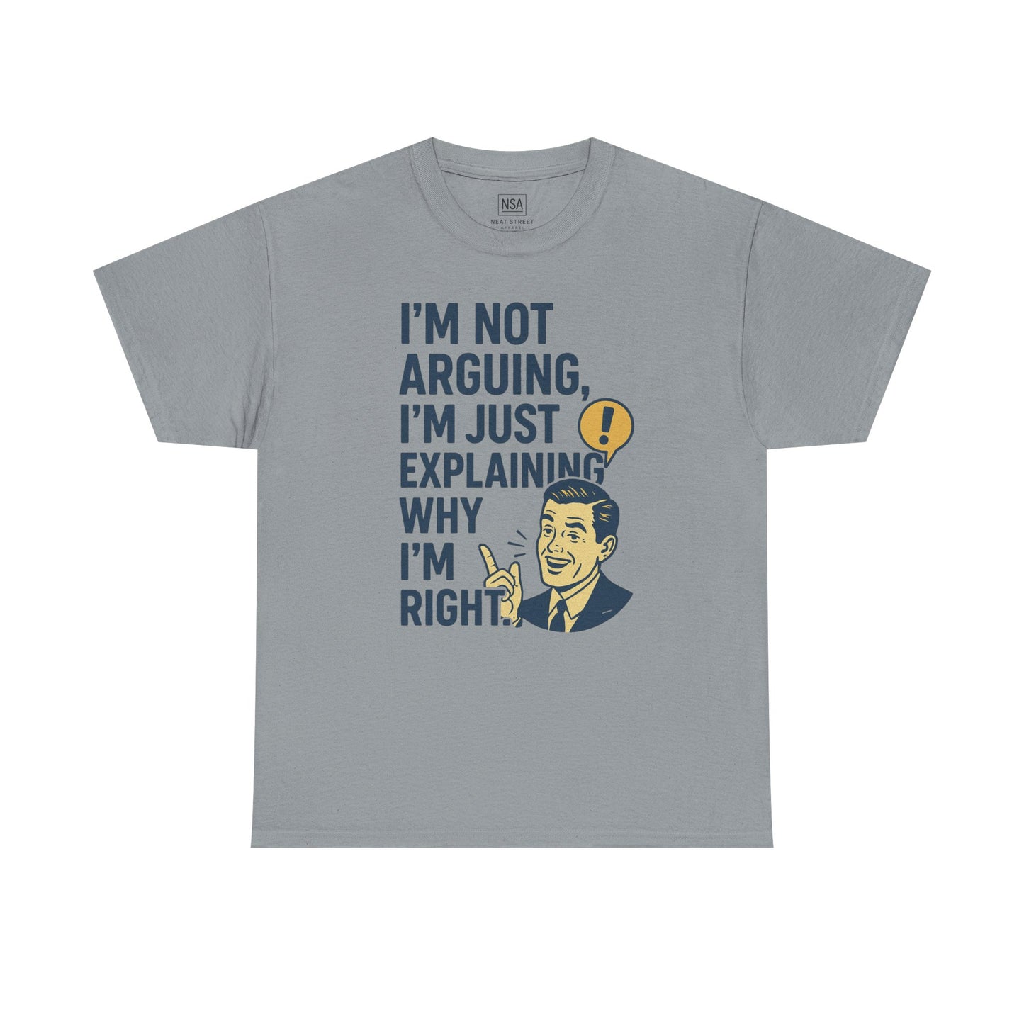 Unisex Humorous Explanation Tee, Funny T-Shirt