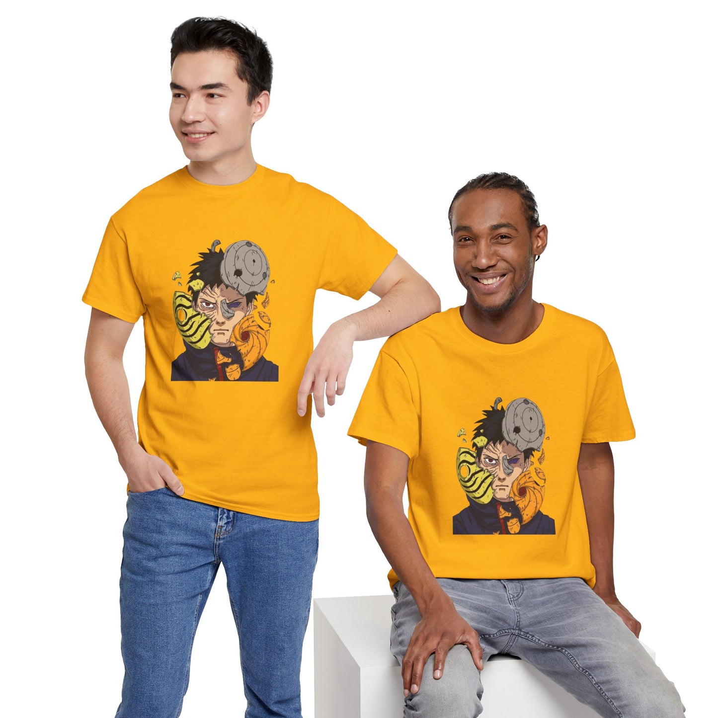 Obito Anime Unisex Heavy Cotton Tee