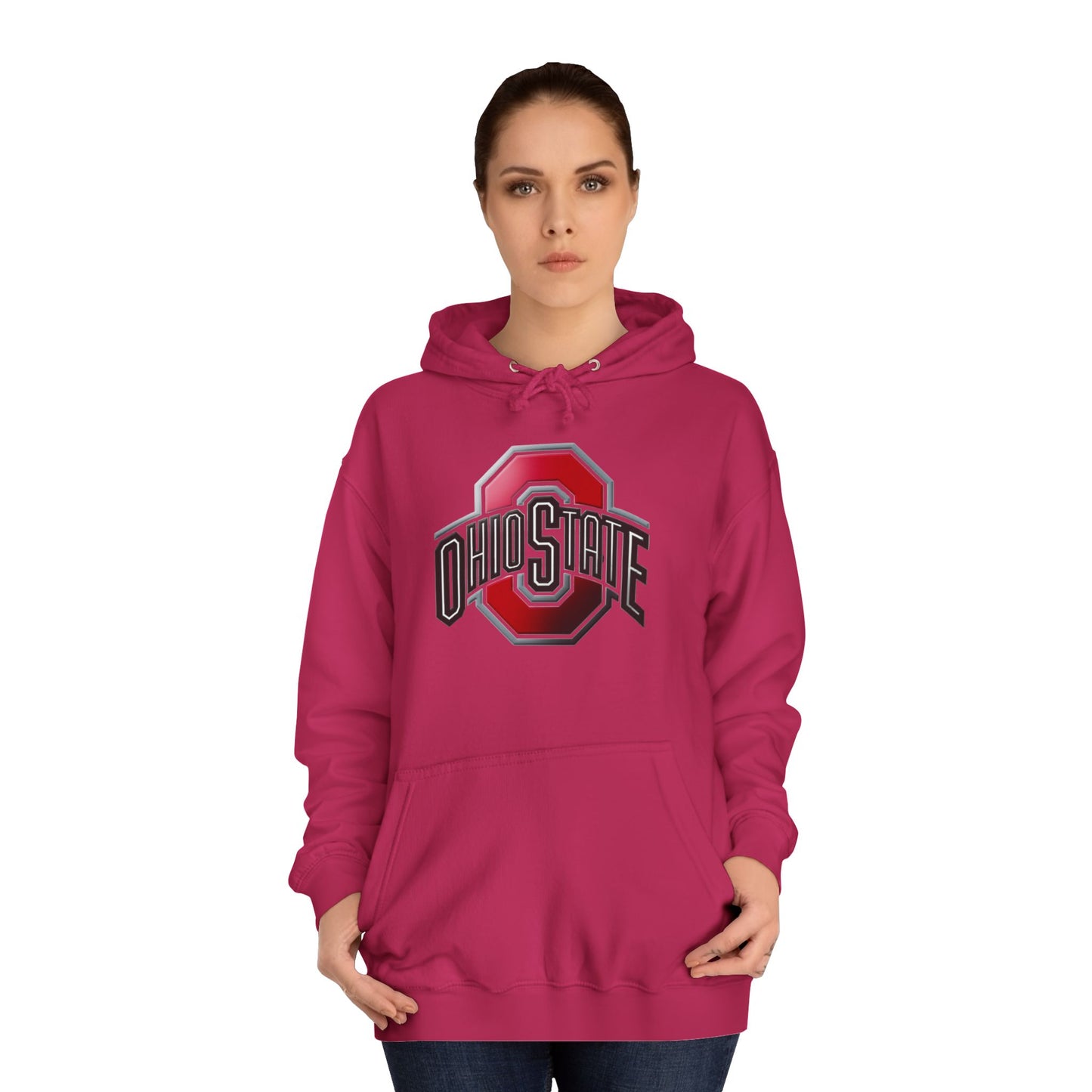 Ohio State University Unisex College Hoodie, College Apparel, Sportswear, Gift for Students, Layering Hoodie, School Spirit