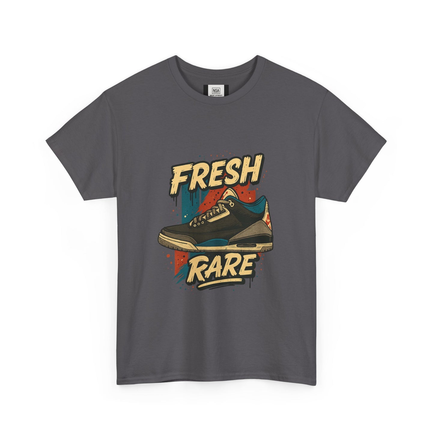 Streetwear Graphic Tee - 'Fresh-Rare' Unisex Heavy Cotton T-Shirt for Rare Air Jordan 3 release