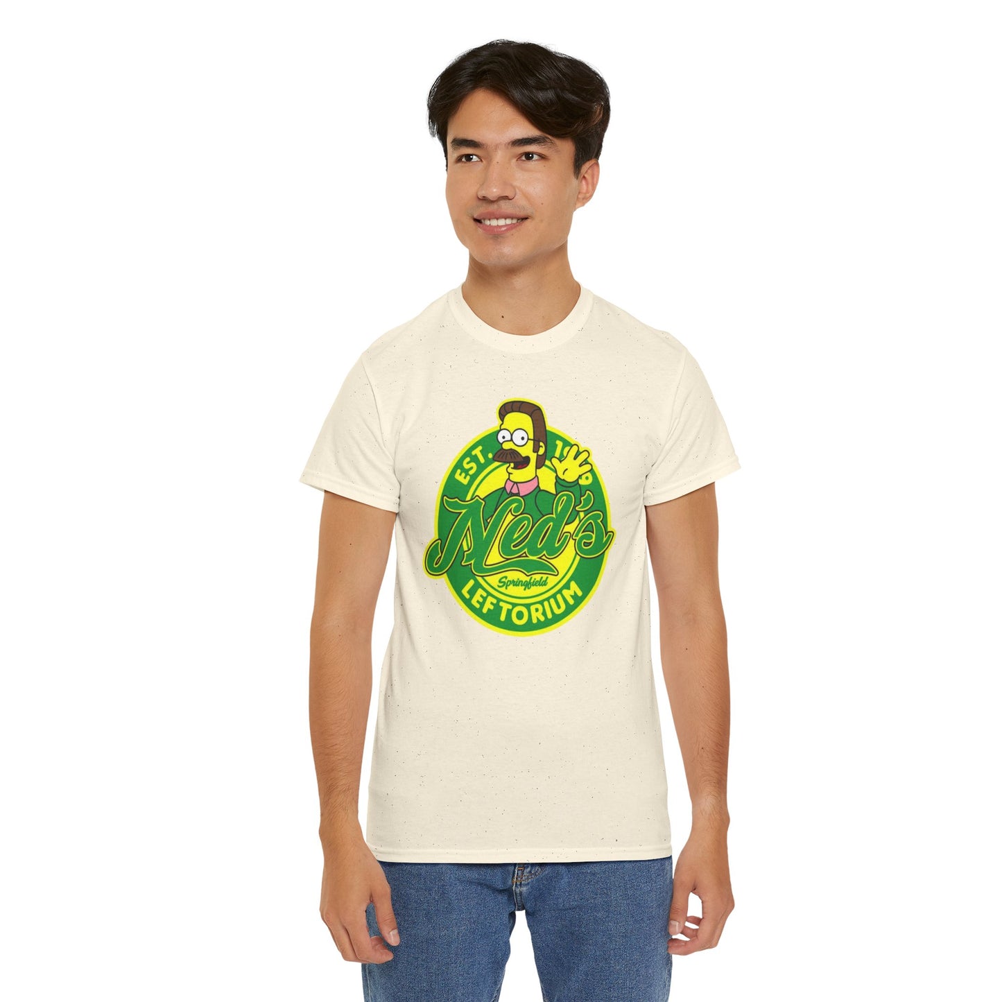 Ned's Leftorium Unisex Heavy Cotton Tee