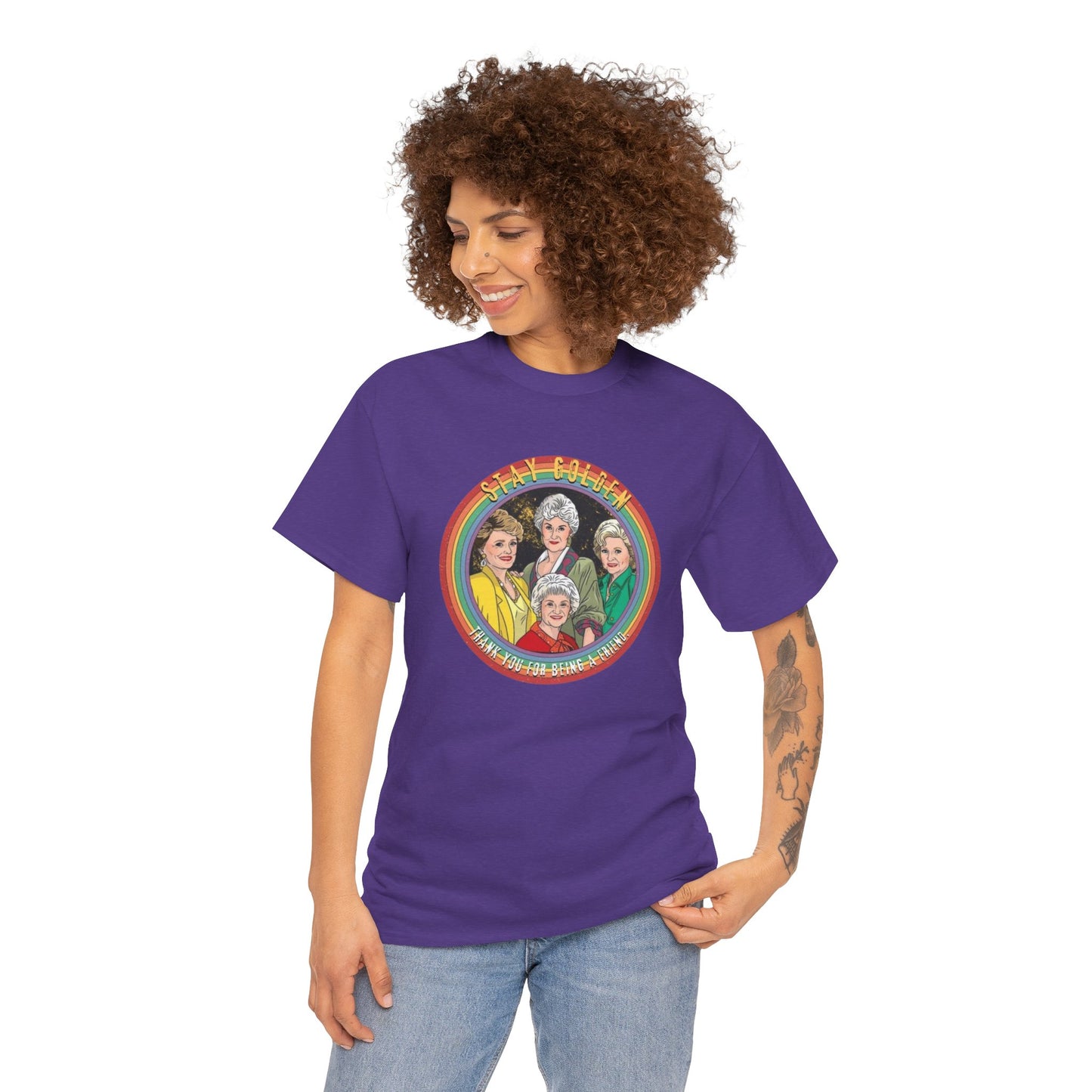 Retro Golden Girls Unisex Heavy Cotton Tee
