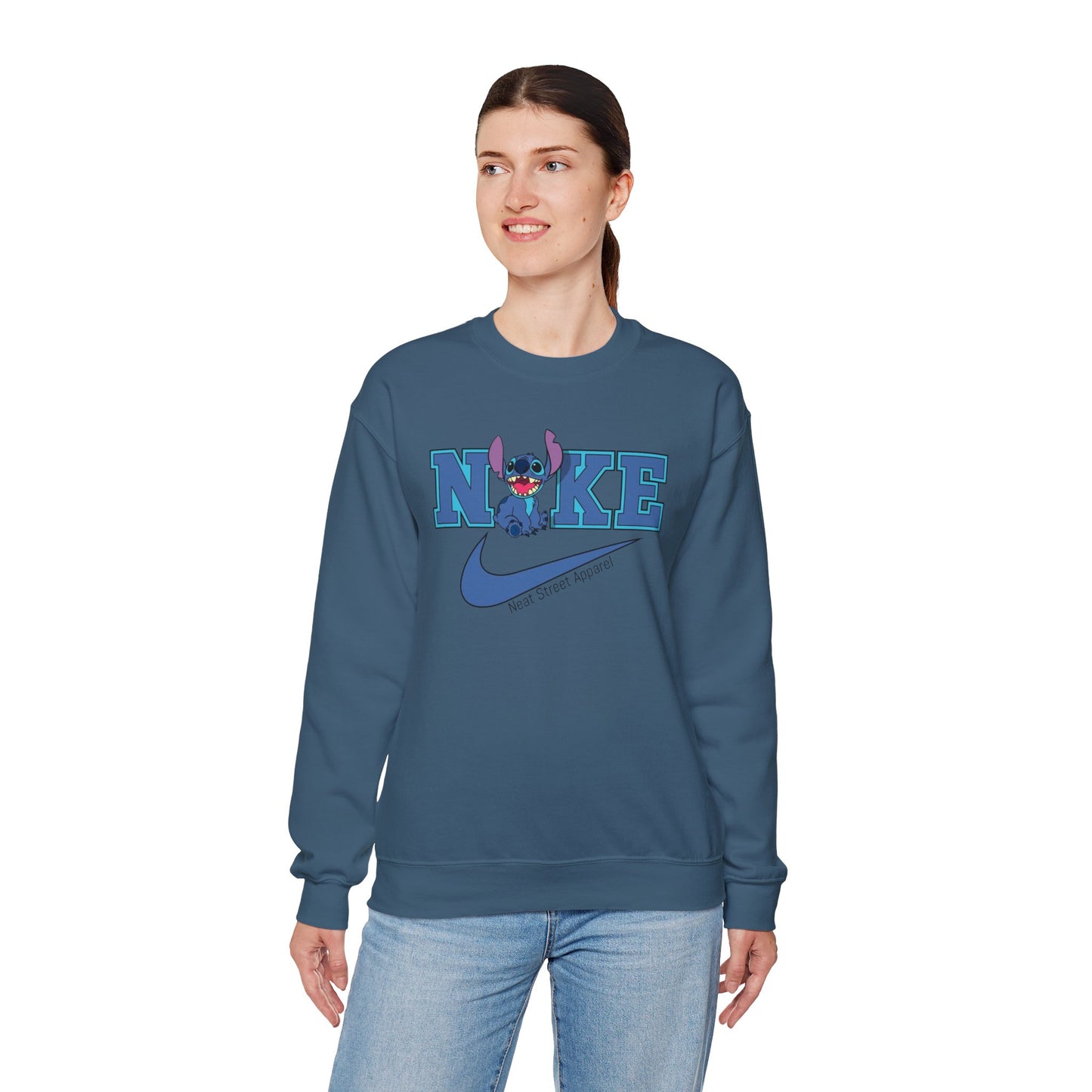 Stitch Design Crewneck Sweatshirt