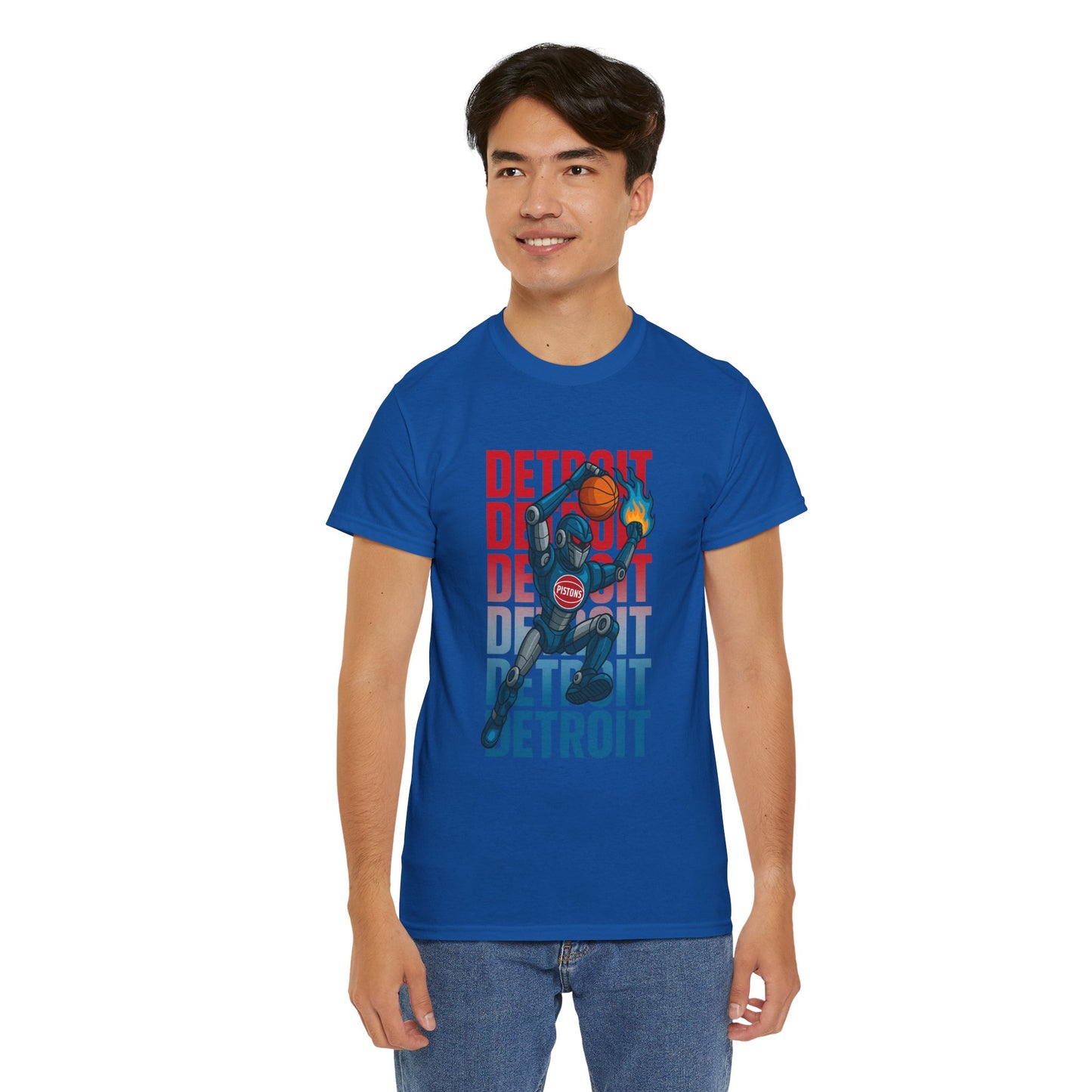 Detroit Basketball Neat Street Graphic Tee