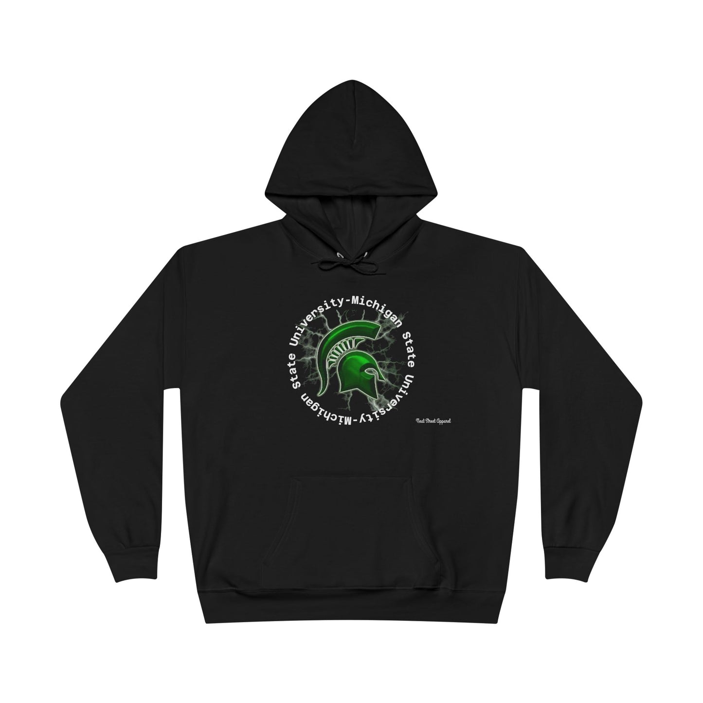 Spartan Spirit Eco-Smart Hoodie, College Sweatshirt, Unisex Pullover, Campus Gear, Game Day Apparel, School Pride Gift