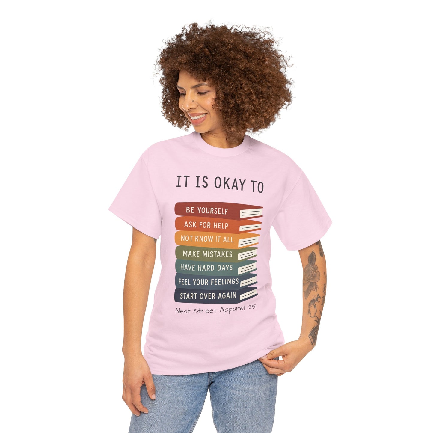 Inspirational Message Cotton Tee