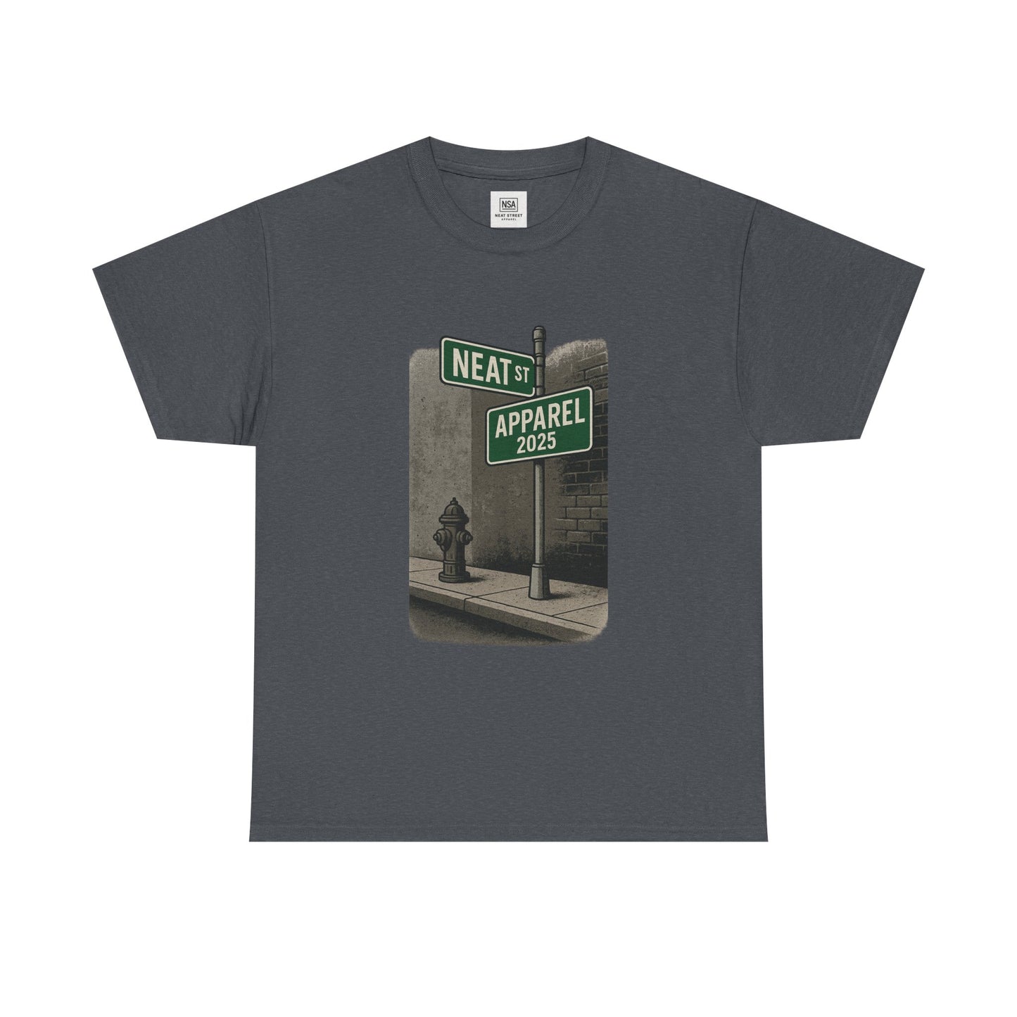 Vintage Neat Street Unisex Heavy Cotton Tee