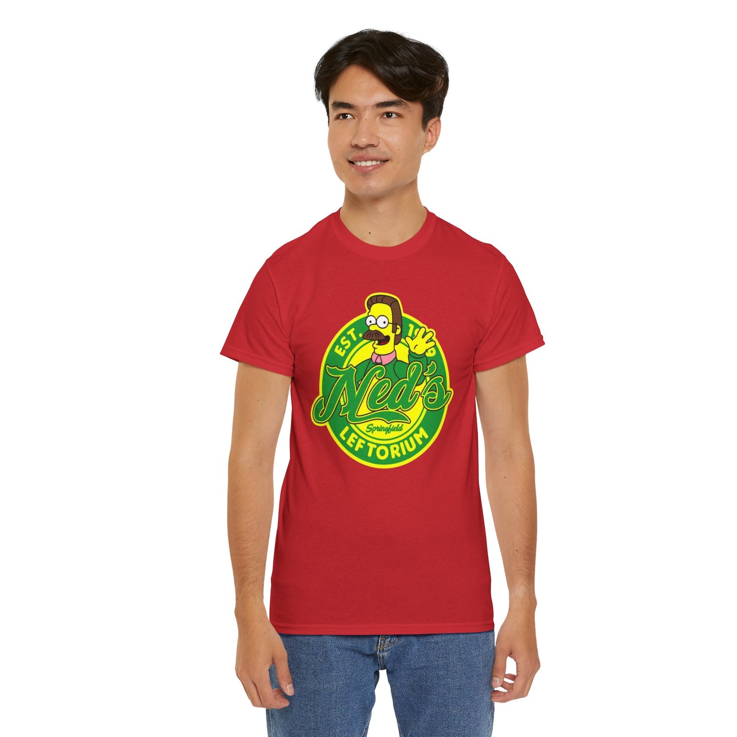 Ned's Leftorium Unisex Heavy Cotton Tee