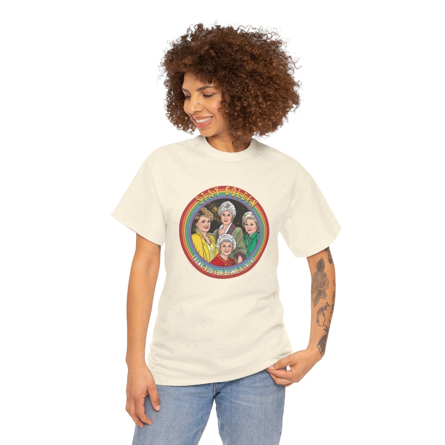 Retro Golden Girls Unisex Heavy Cotton Tee
