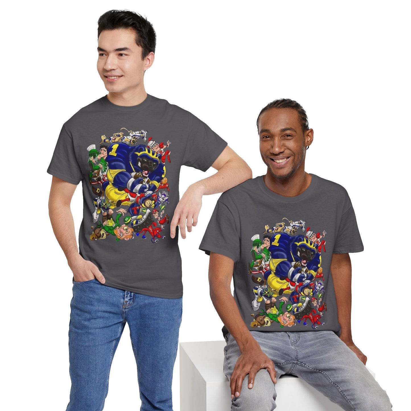 Wolverines Unisex Heavy Cotton Tee