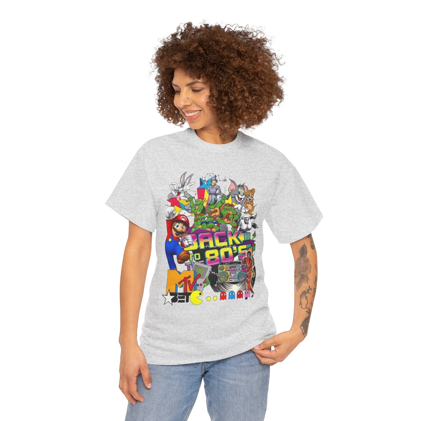 Retro 80s Unisex Heavy Cotton Tee
