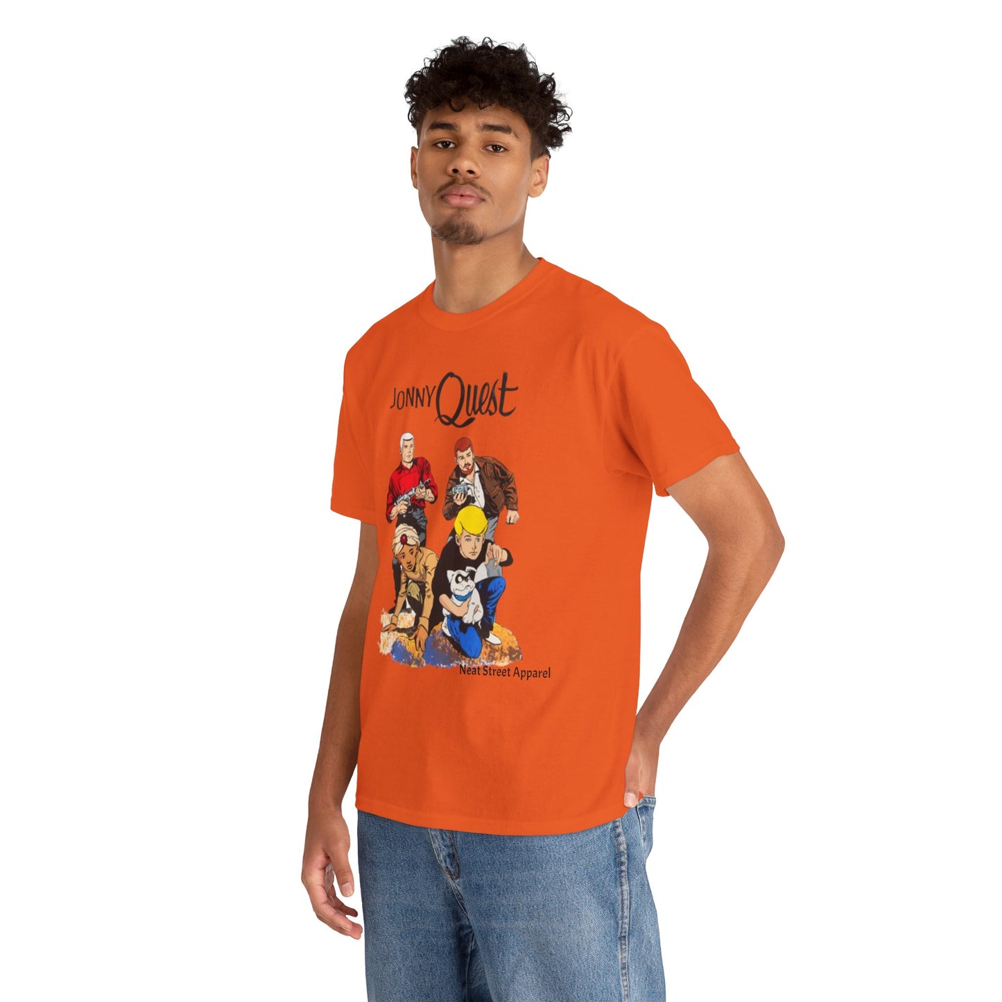 Jonny Quest Cartoon Unisex Heavy Cotton Tee