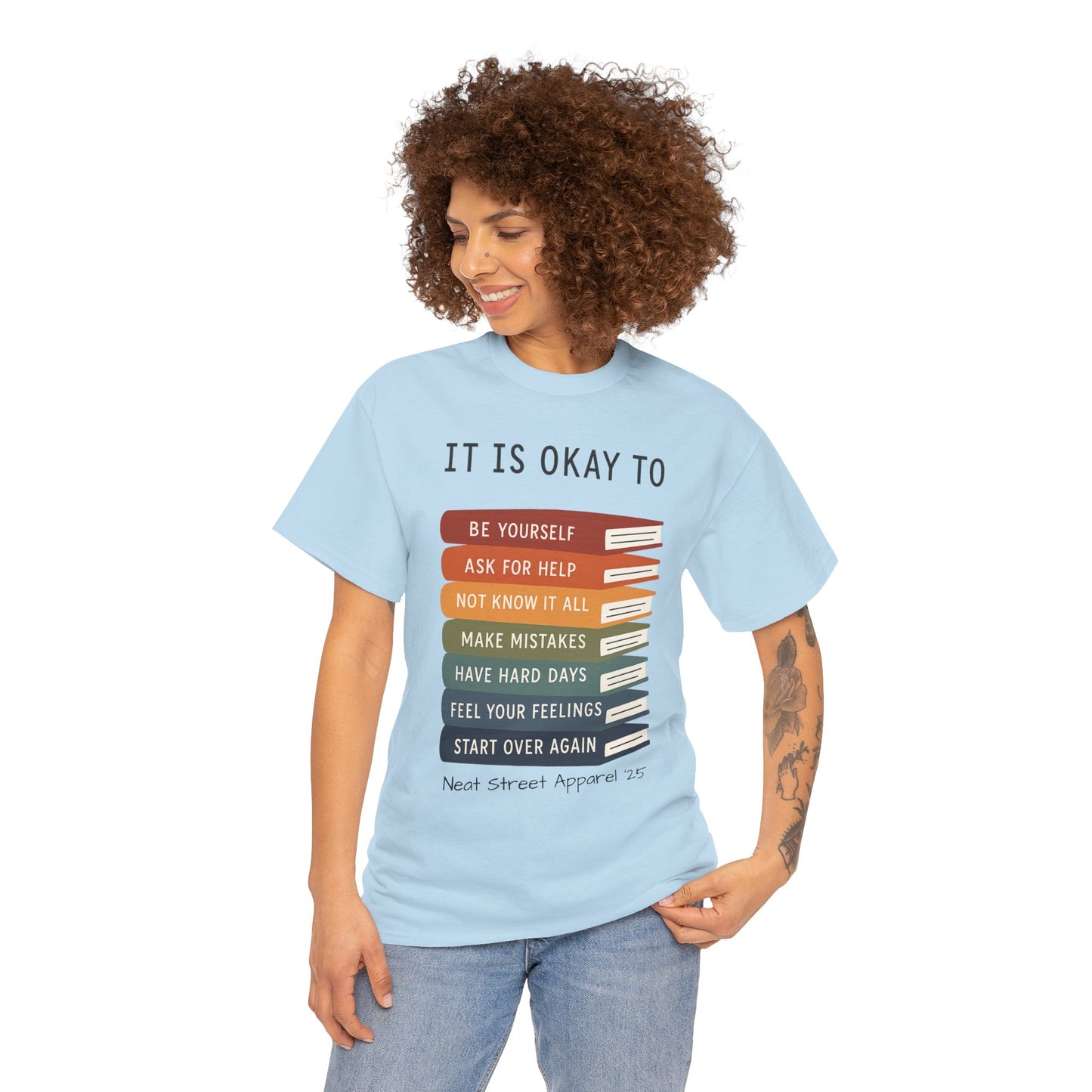 Inspirational Message Cotton Tee