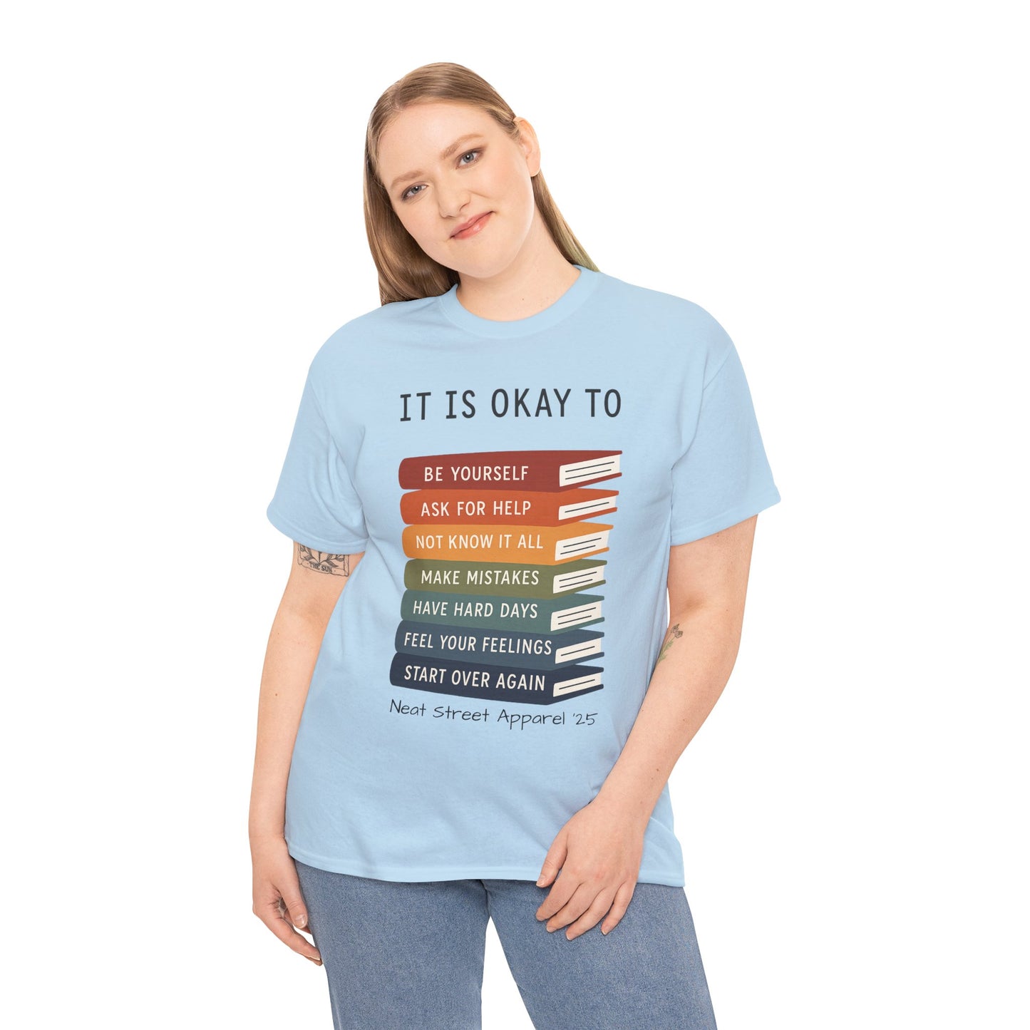 Inspirational Message Cotton Tee
