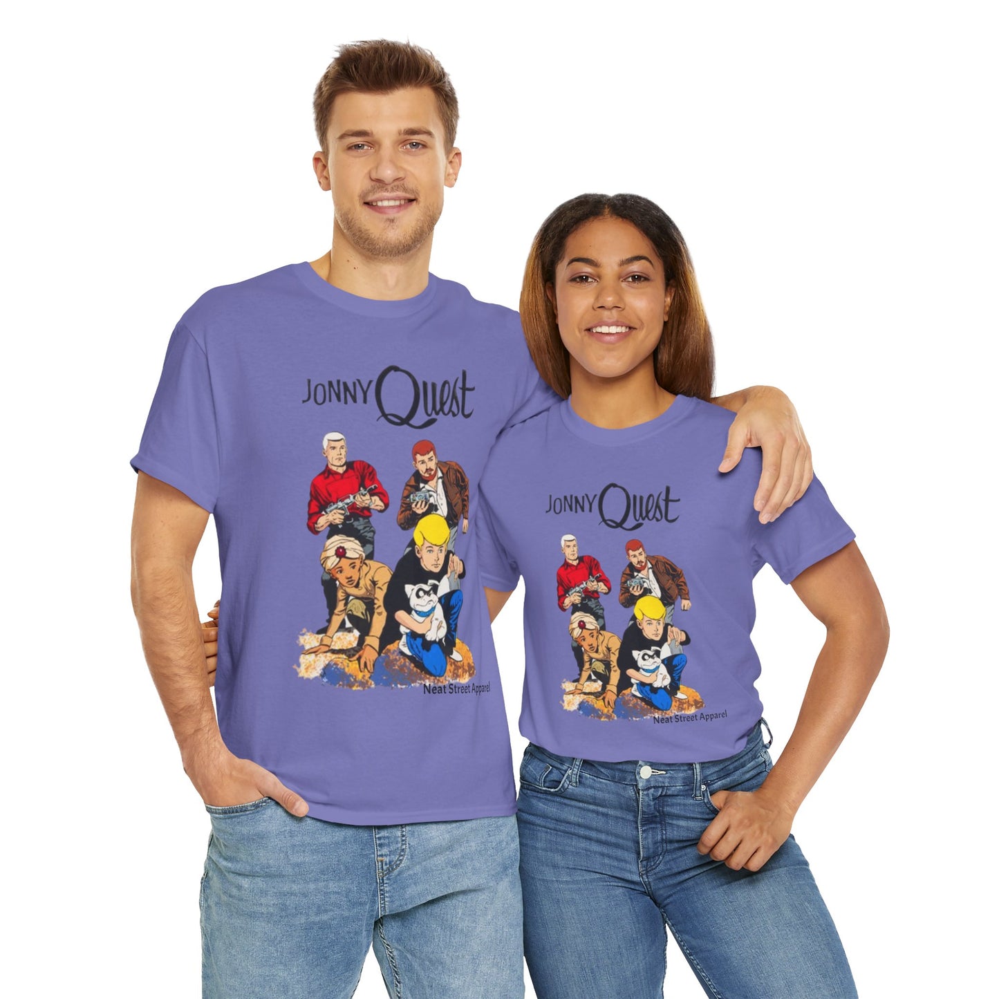 Jonny Quest Cartoon Unisex Heavy Cotton Tee