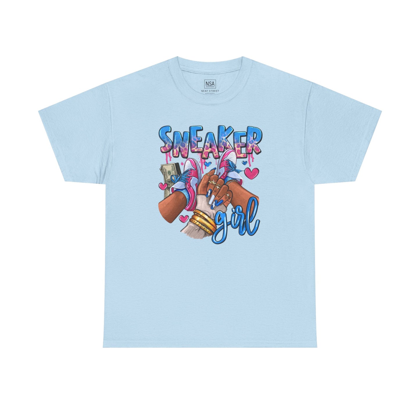 Sneaker Girl Unisex Heavy Cotton Tee