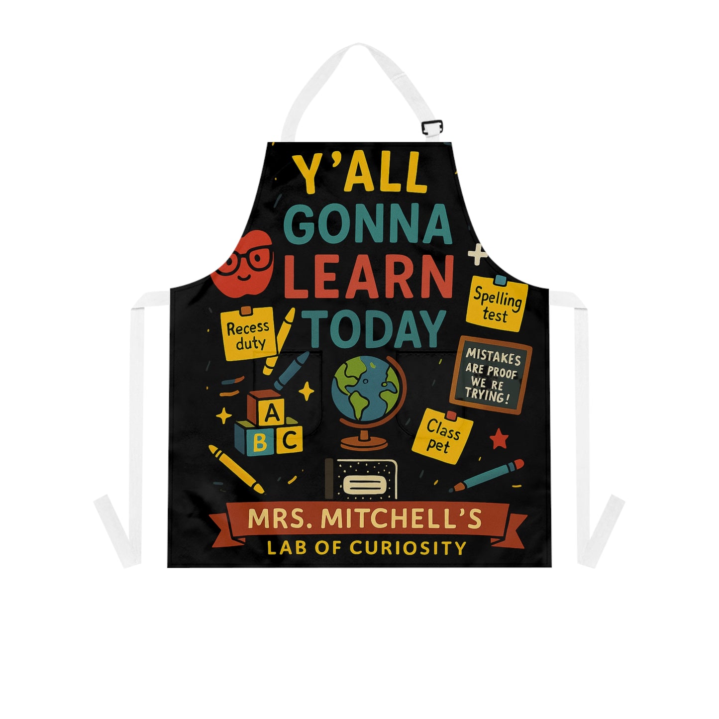Personalized Apron - Fun Arts and Crafts Teacher Gift