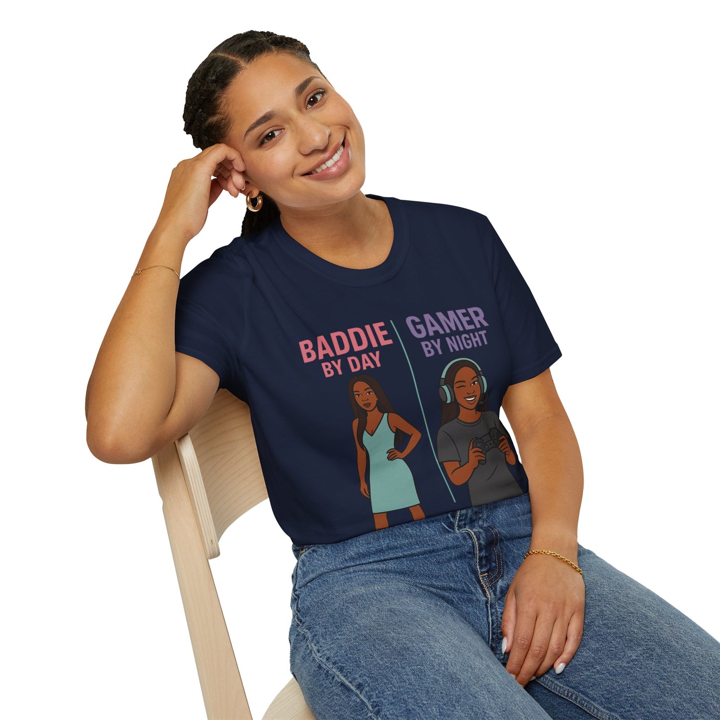 Baddie Gamer Unisex Softstyle T-Shirt