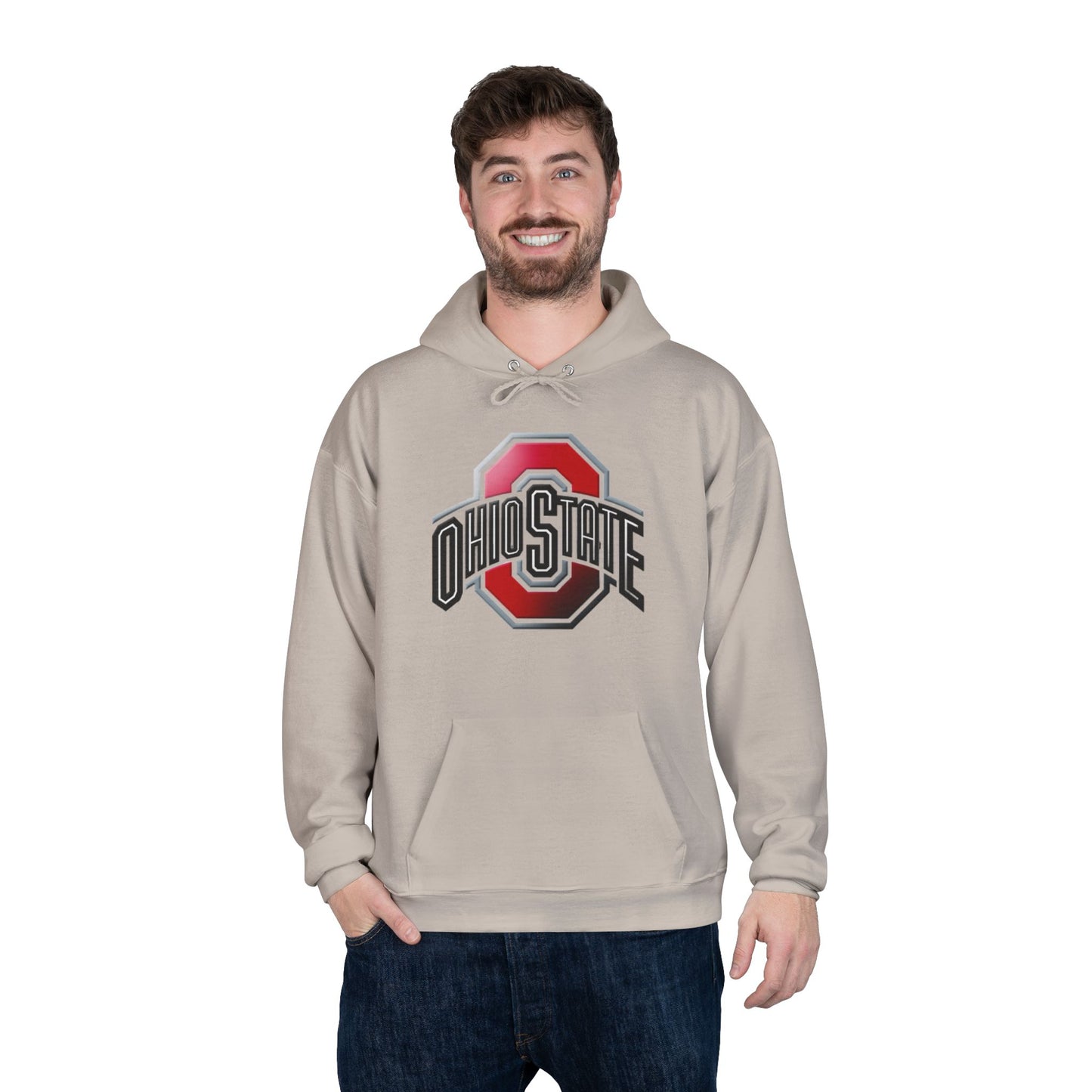 Buckeyes Unisex EcoSmart Pullover Hoodie, Sports Fan Gift, College Hoodie