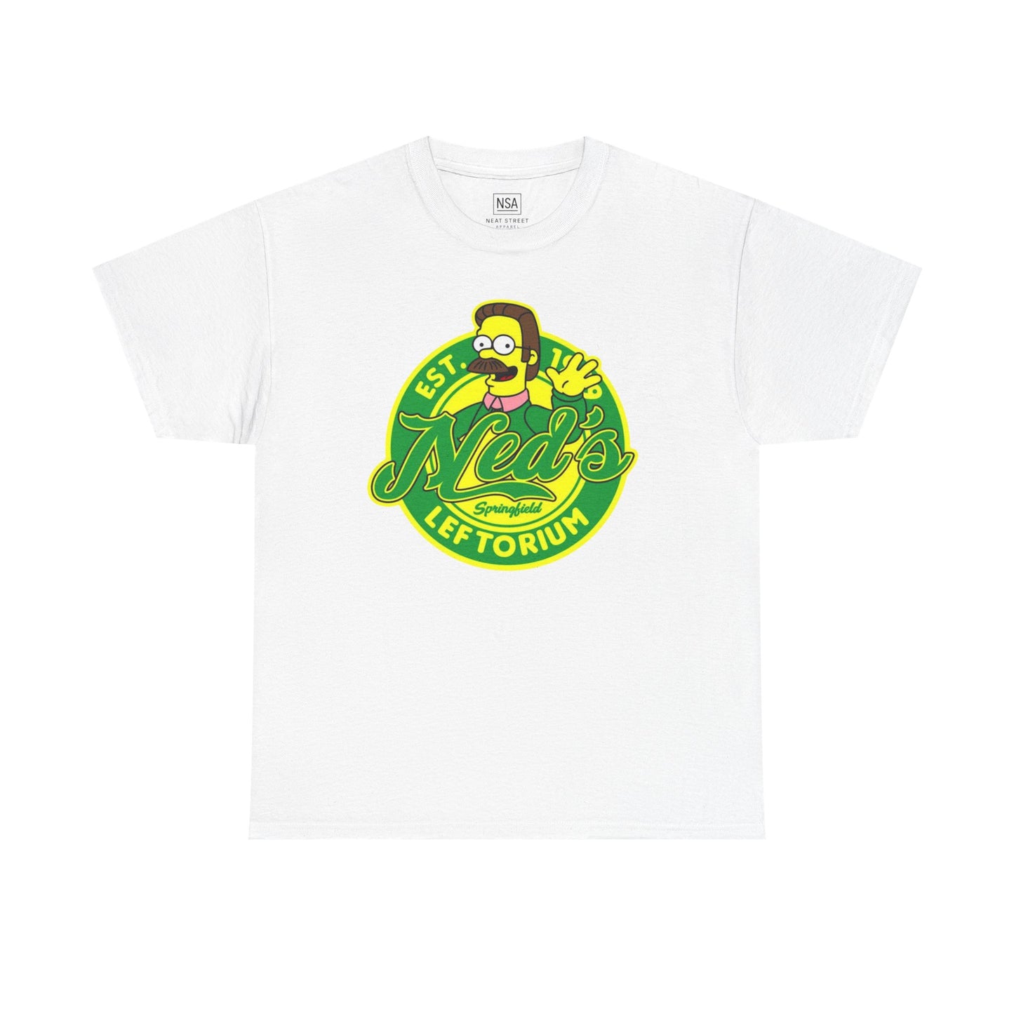 Ned's Leftorium Unisex Heavy Cotton Tee