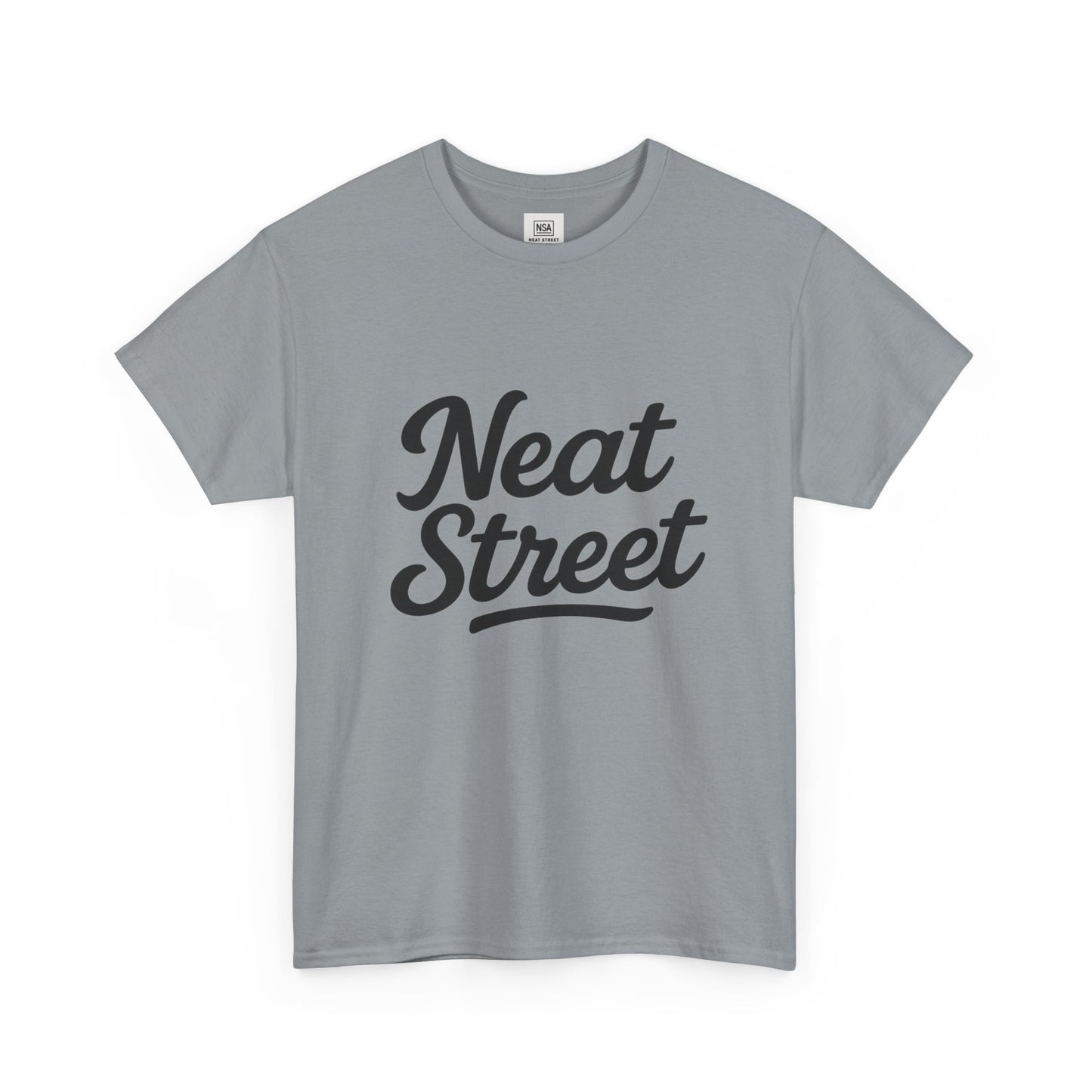 'Neat Street' Basic Tee (Black letters)