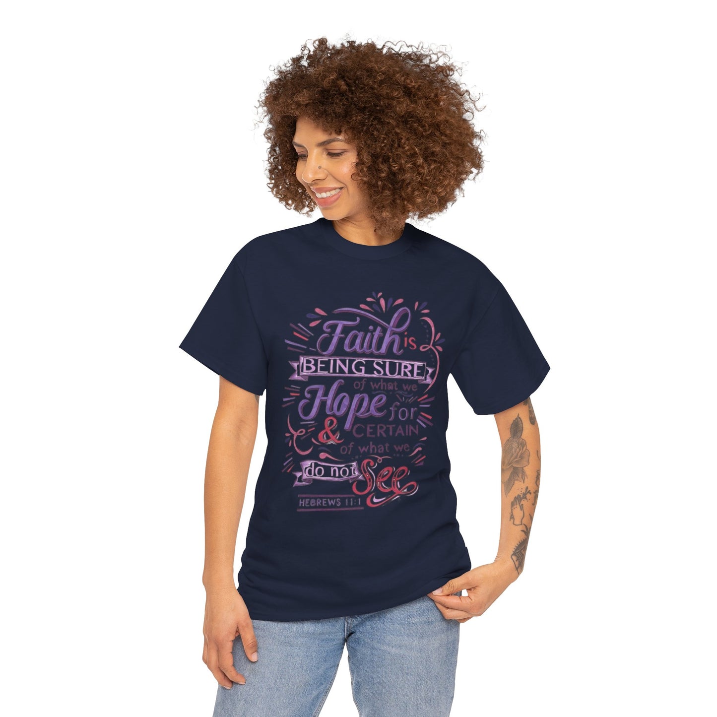 Inspirational Faith & Hope Unisex Cotton T-shirt