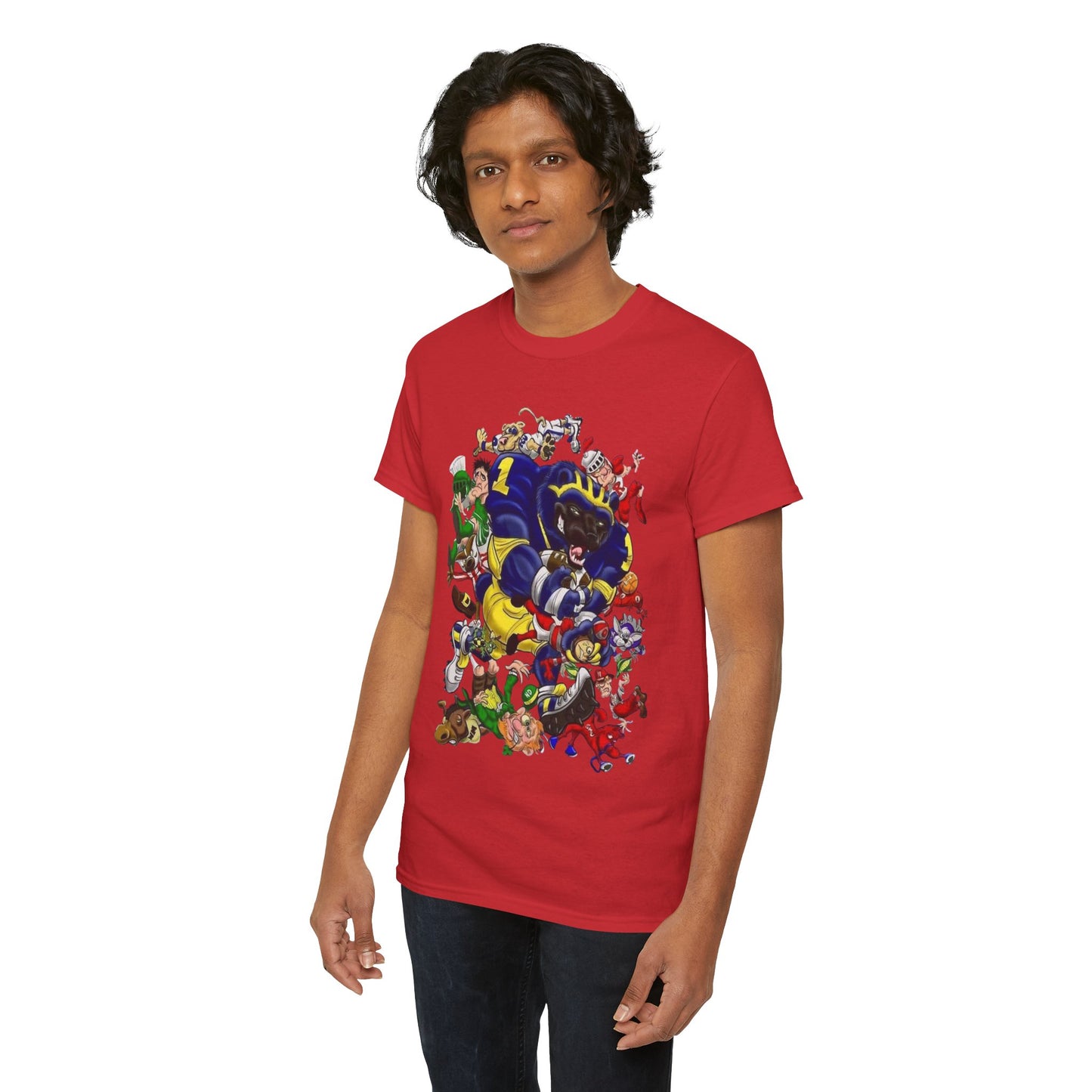 Wolverines Unisex Heavy Cotton Tee