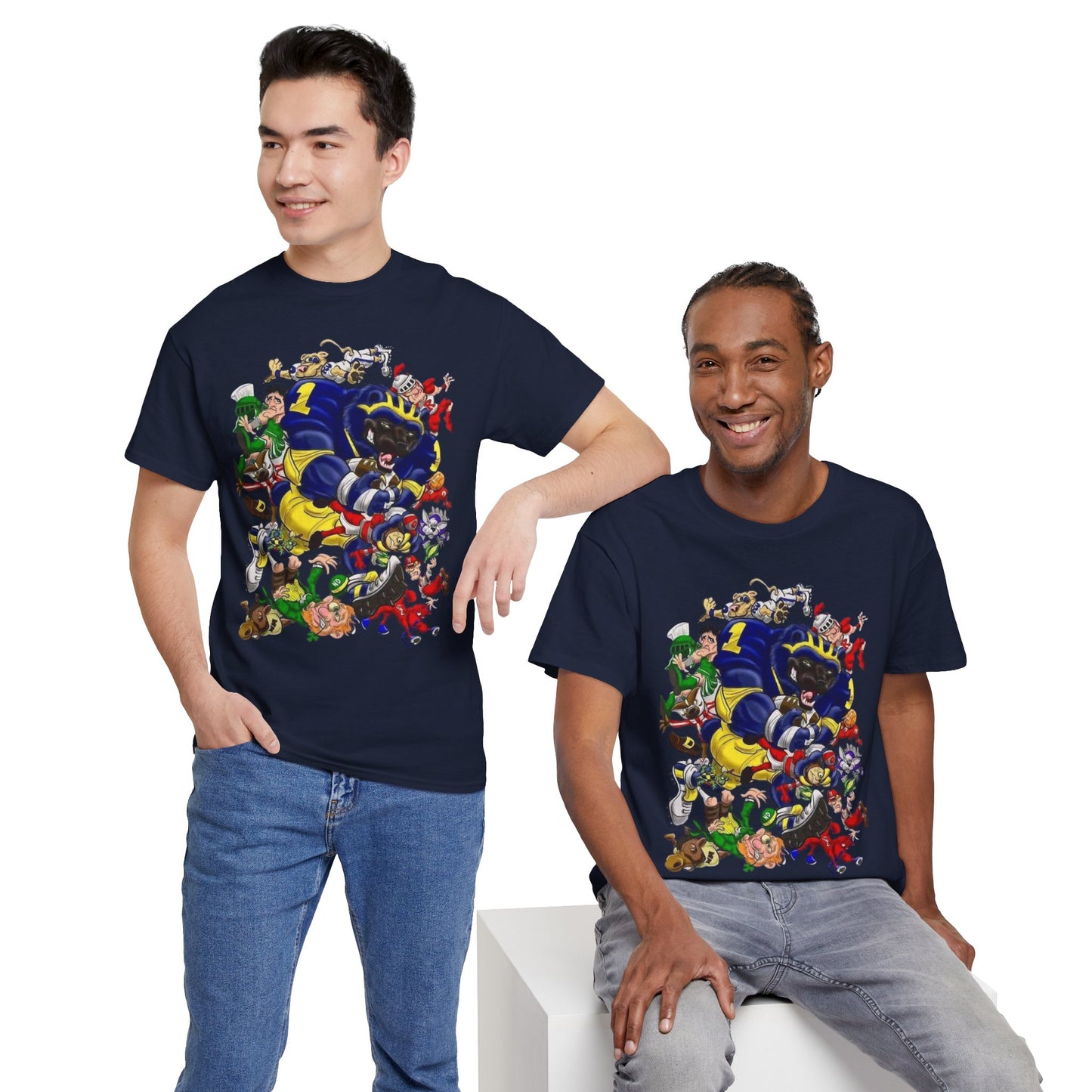 Wolverines Unisex Heavy Cotton Tee